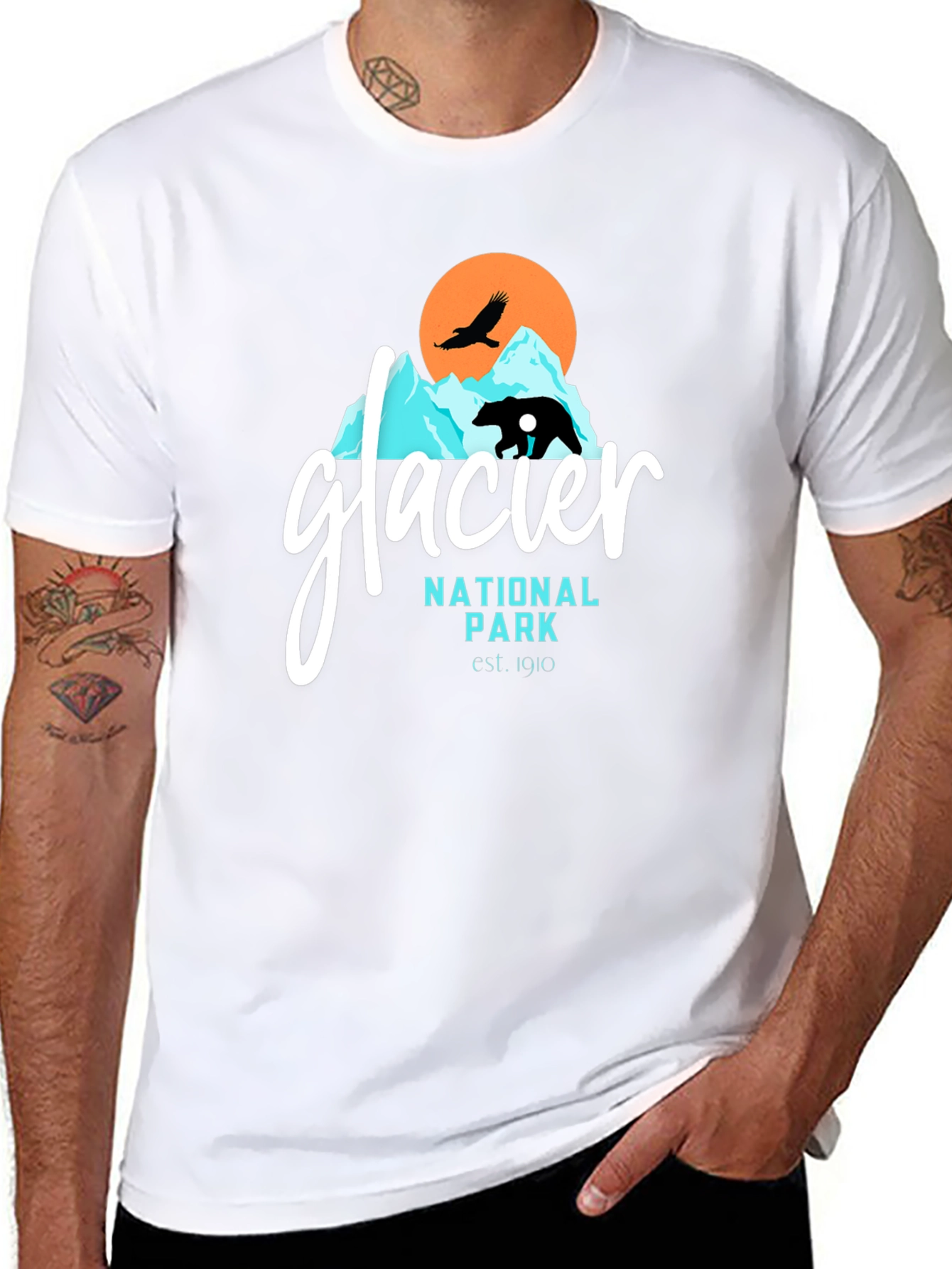 Glacier National Park Graphic T-Shirt