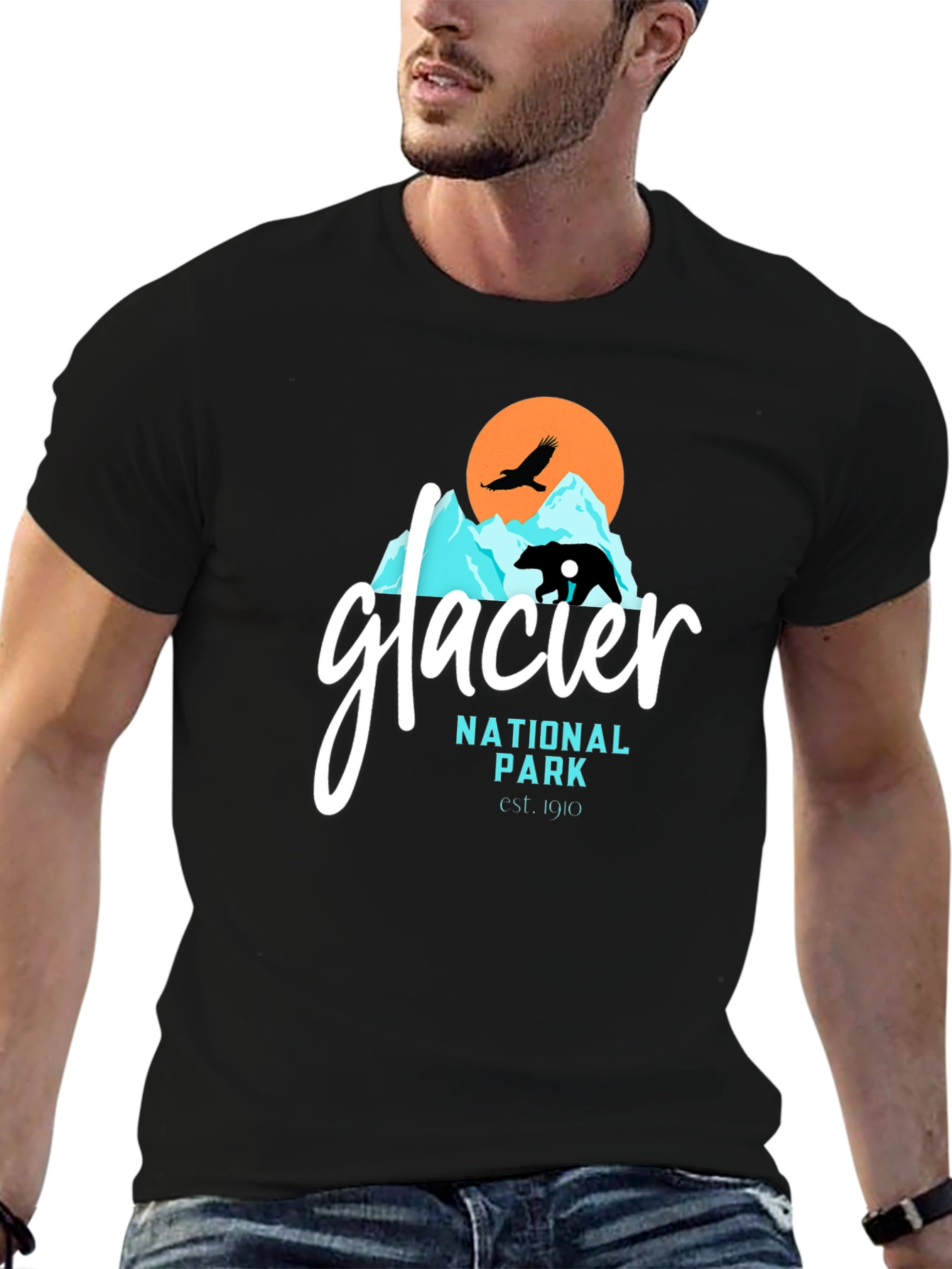 Glacier National Park Graphic T-Shirt