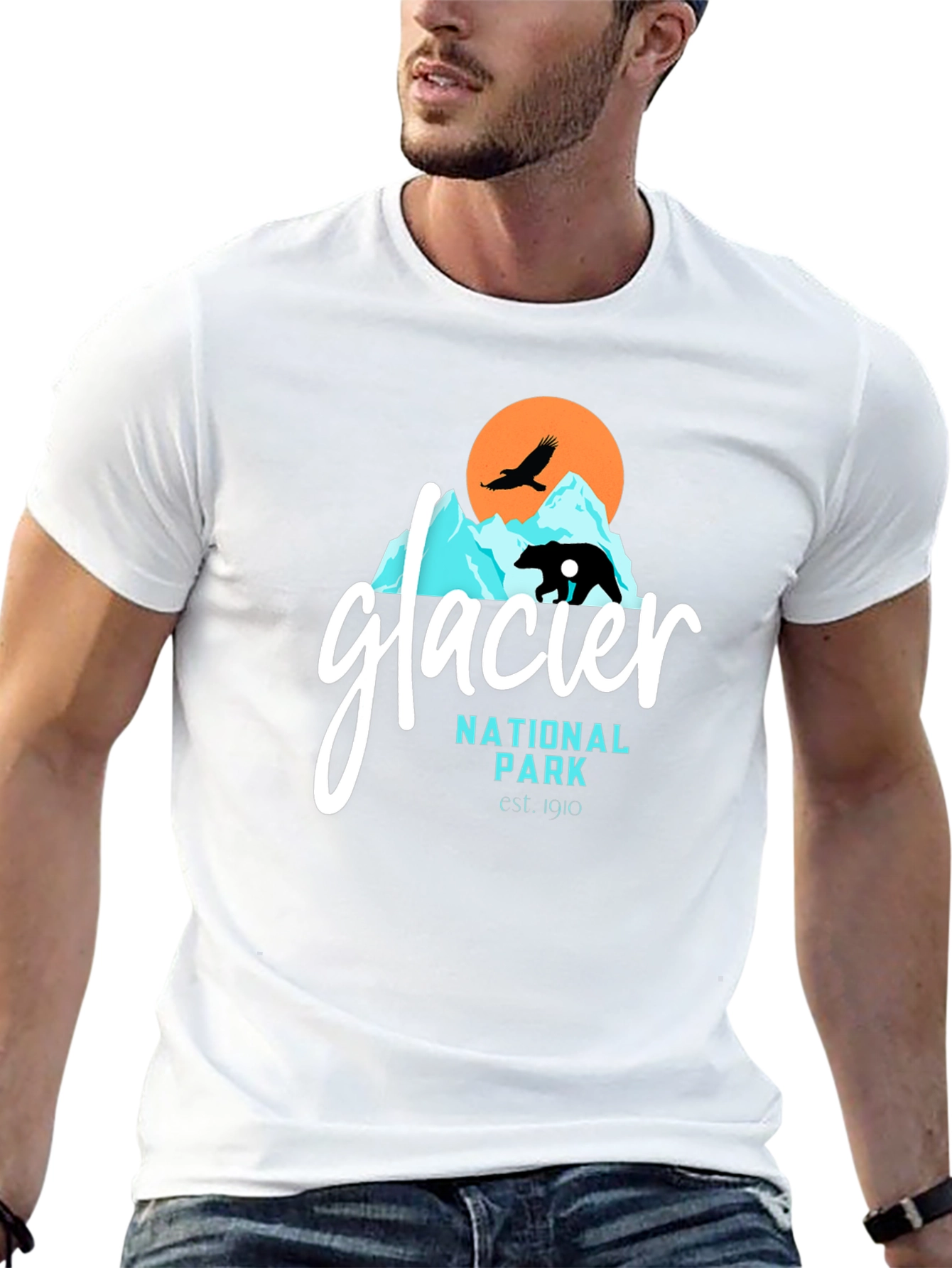 Glacier National Park Graphic T-Shirt