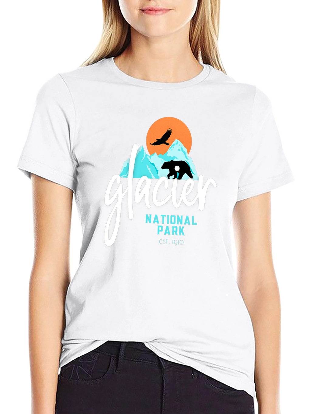 Glacier National Park Graphic T-Shirt