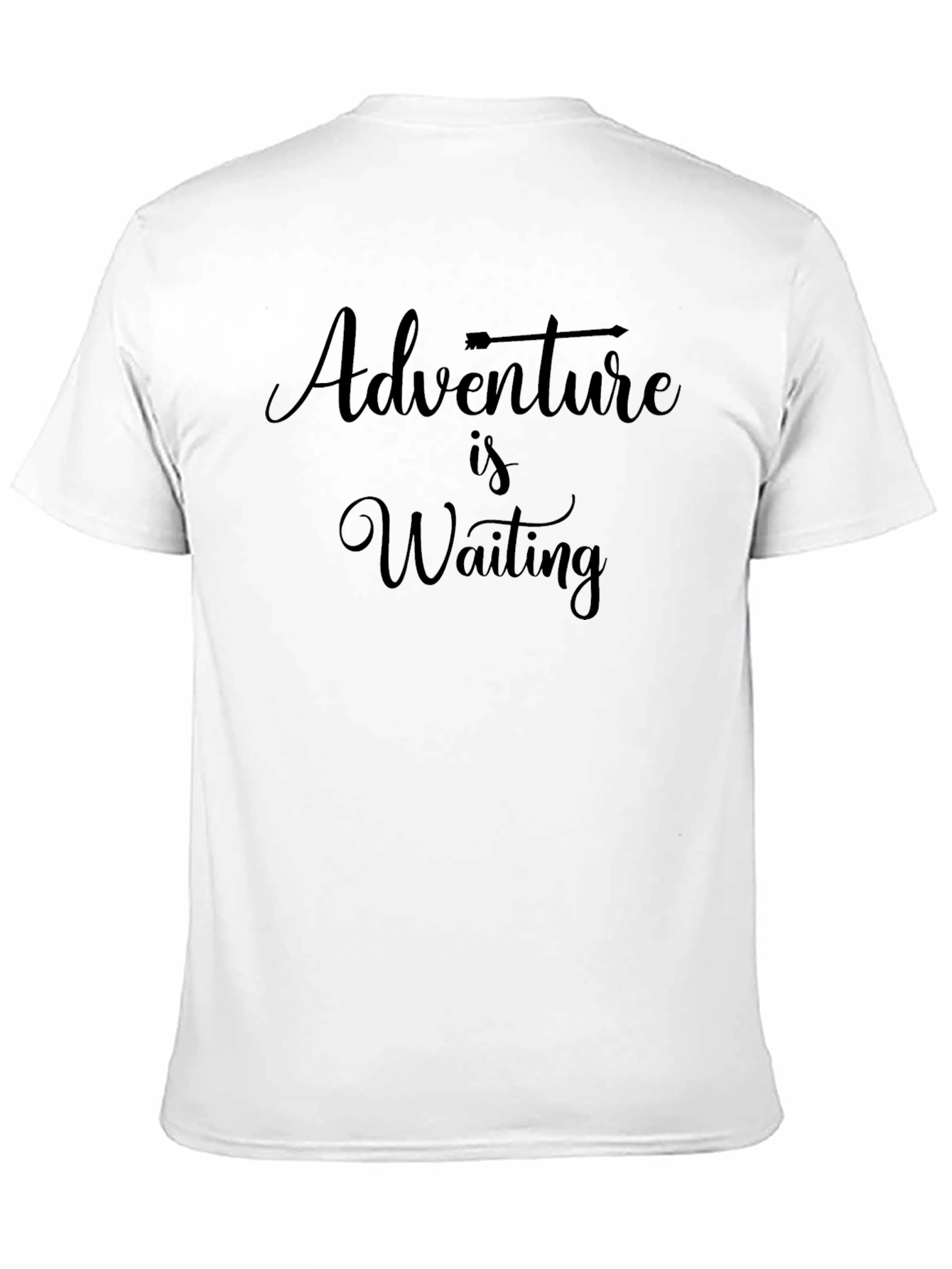 Adventure Awaits Graphic Tee - Mens Black T-Shirt