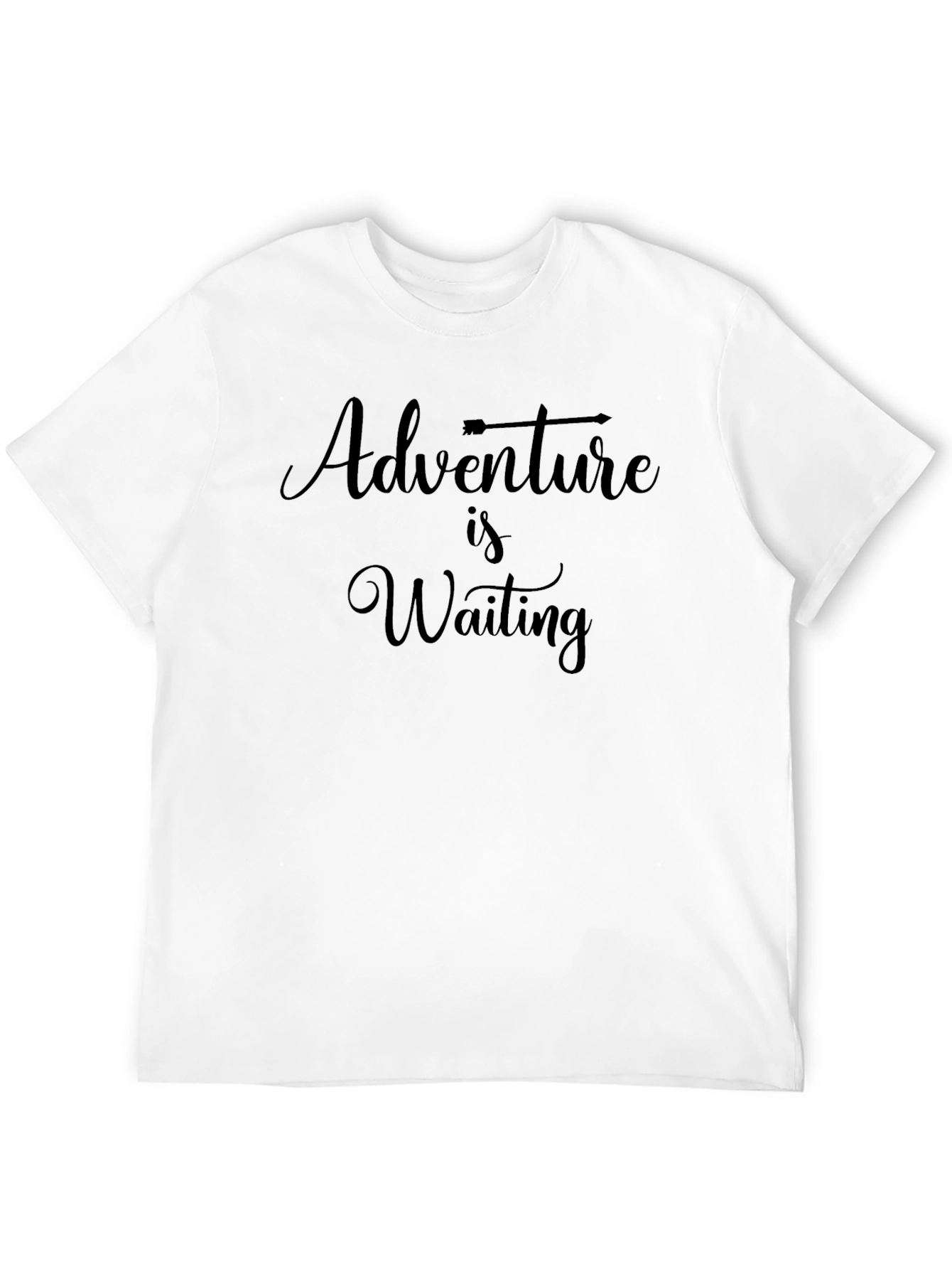 Adventure Awaits Graphic Tee - Mens Black T-Shirt