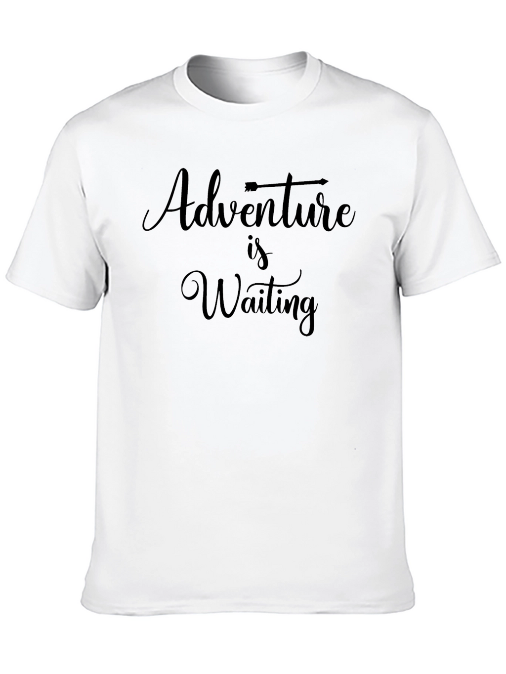 Adventure Awaits Graphic Tee - Mens Black T-Shirt