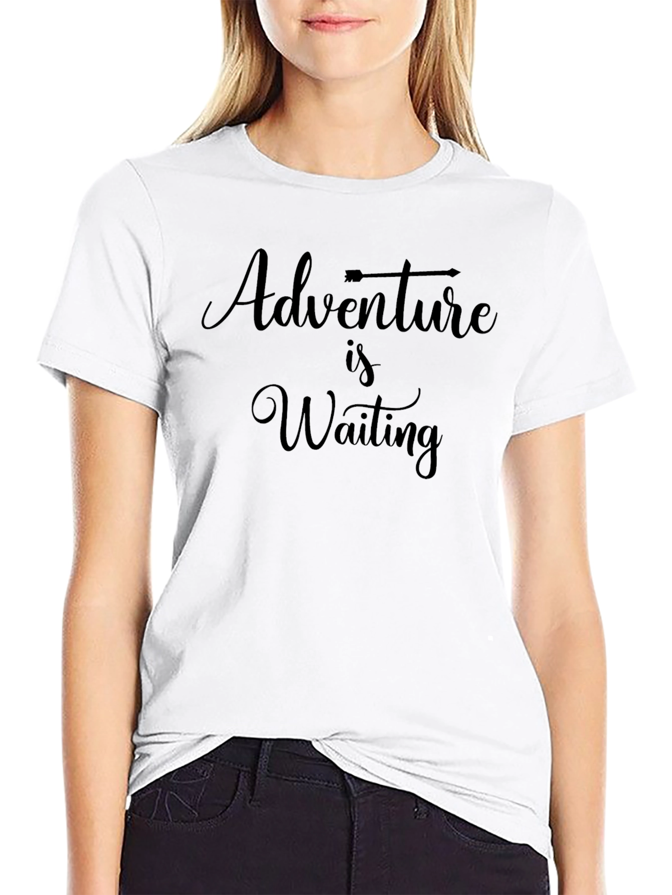 Adventure Awaits Graphic Tee - Mens Black T-Shirt