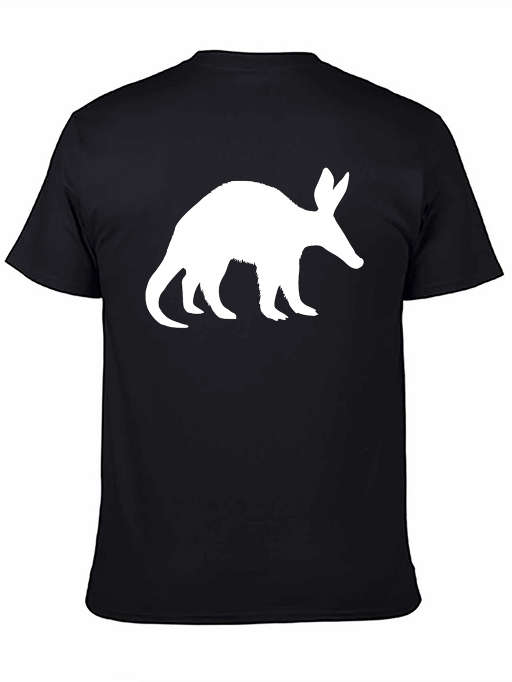 Aardvark Graphic Tee - Black Cotton T-Shirt