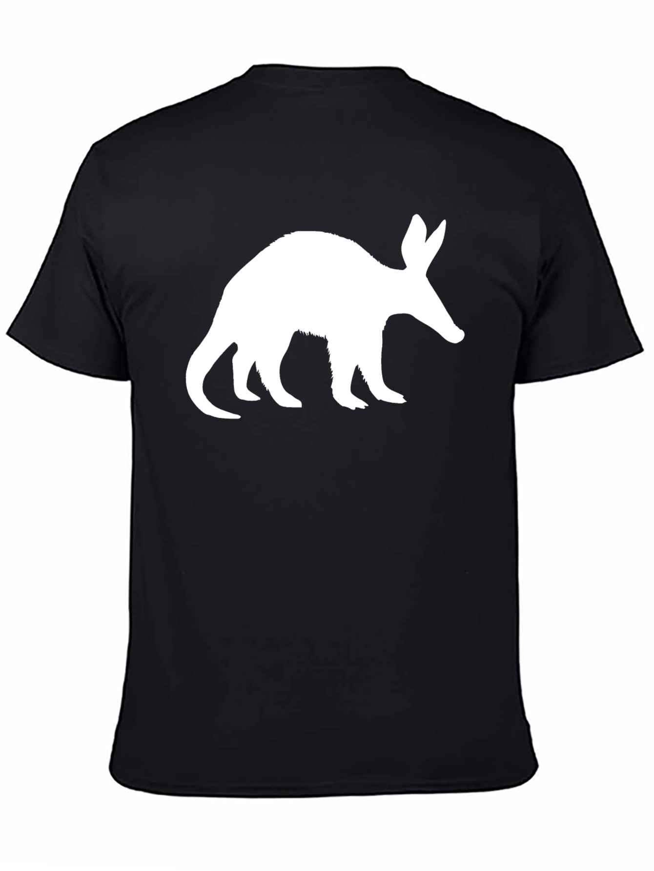 Aardvark Graphic Tee - Black Cotton T-Shirt