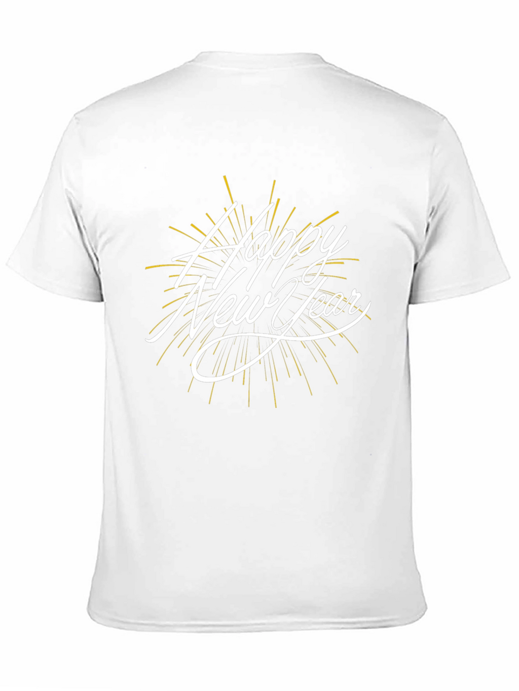 Happy New Year Black T-Shirt Celebration