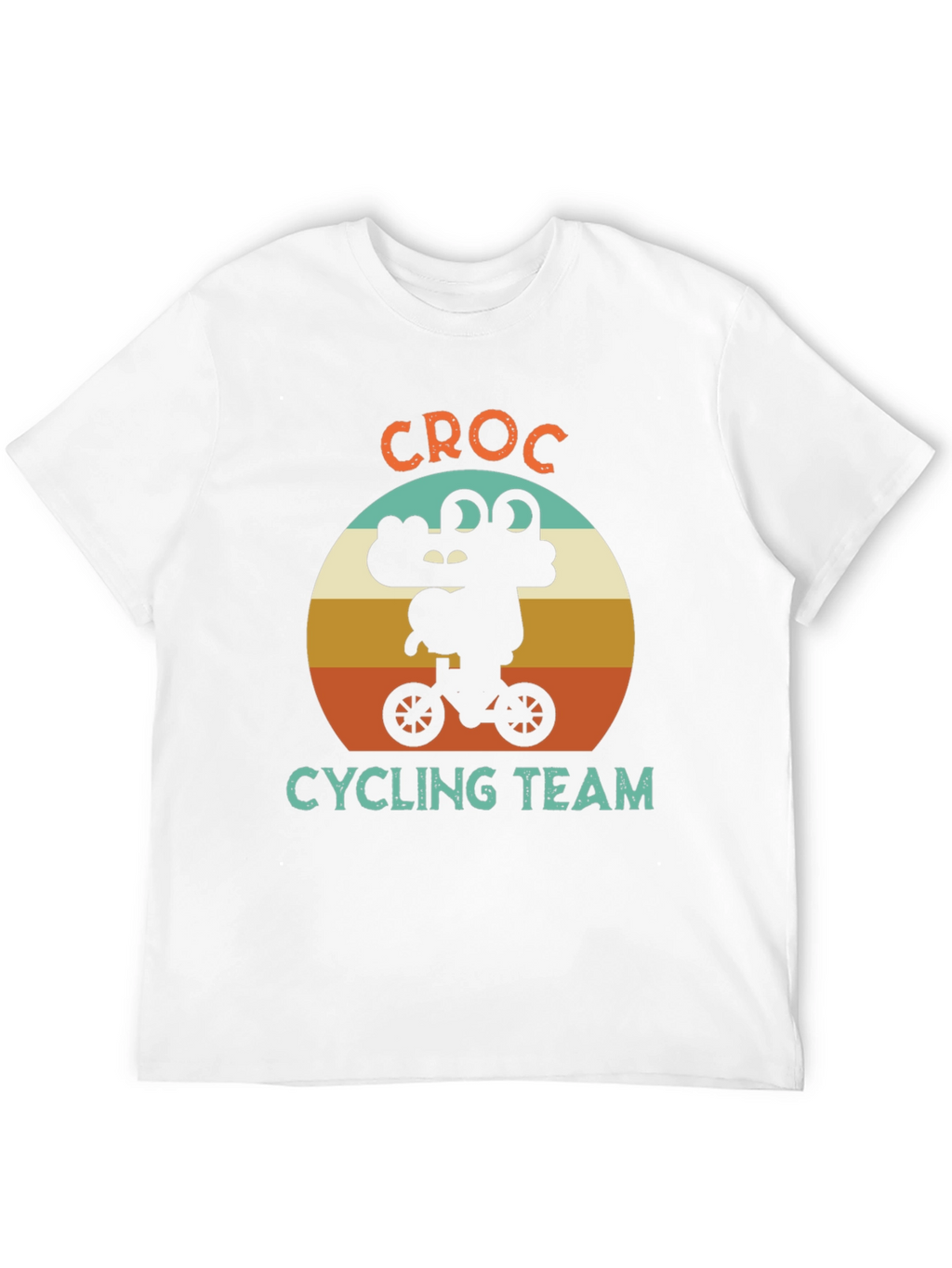 Croc Cycling Team Graphic T-Shirt - Black Cotton Tee