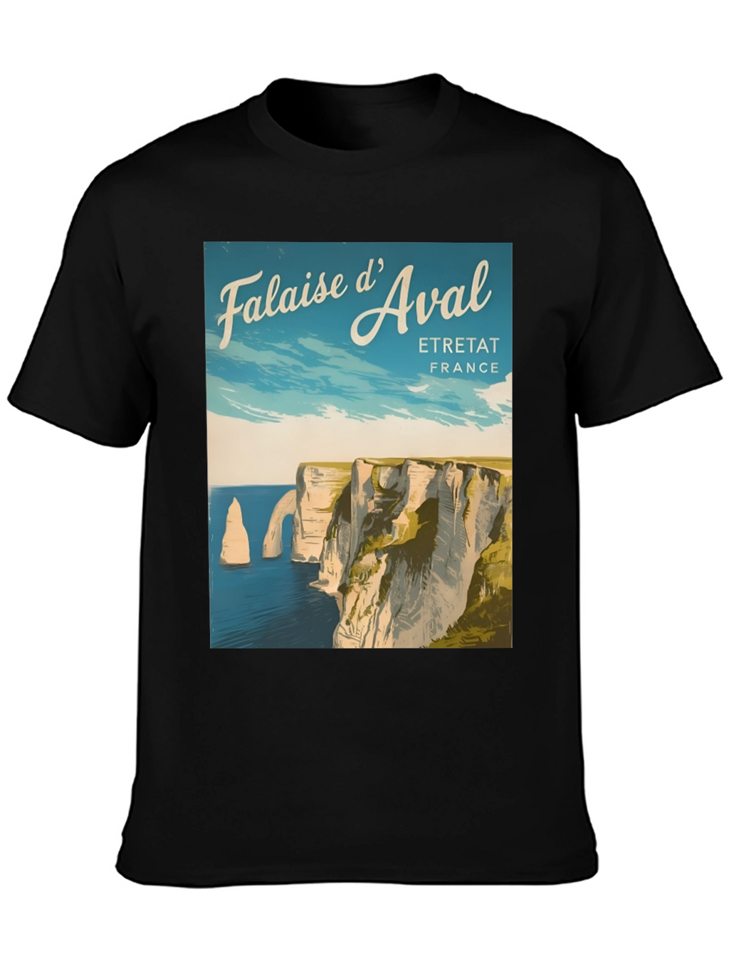 Falaise dAval Etretat France T-Shirt
