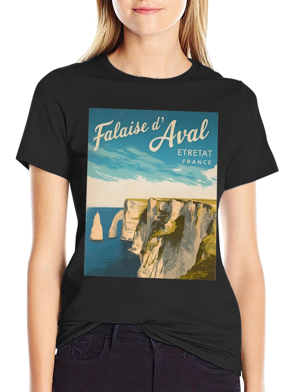 Falaise dAval Etretat France T-Shirt