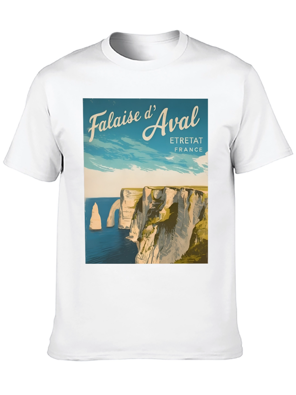 Falaise dAval Etretat France T-Shirt