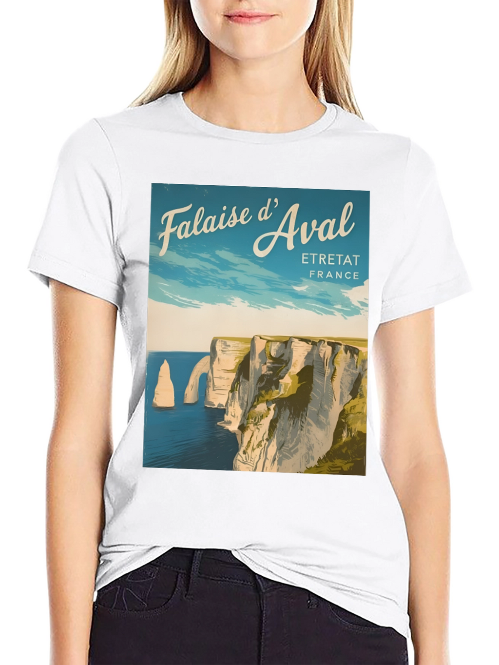 Falaise dAval Etretat France T-Shirt