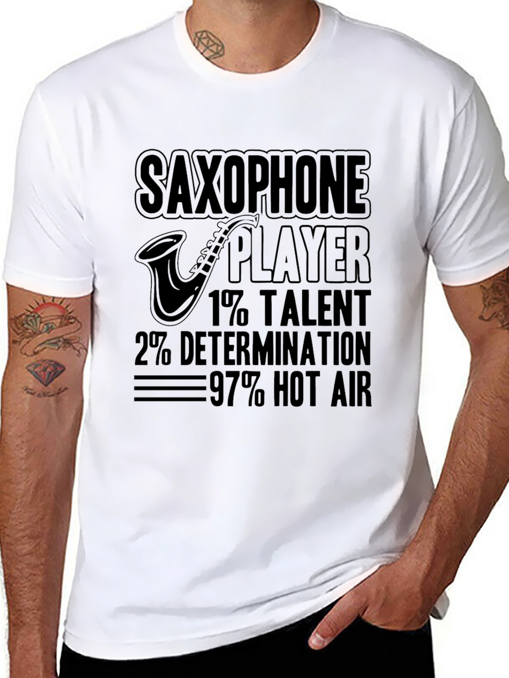Saxophone Player Talent Graphic T-Shirt