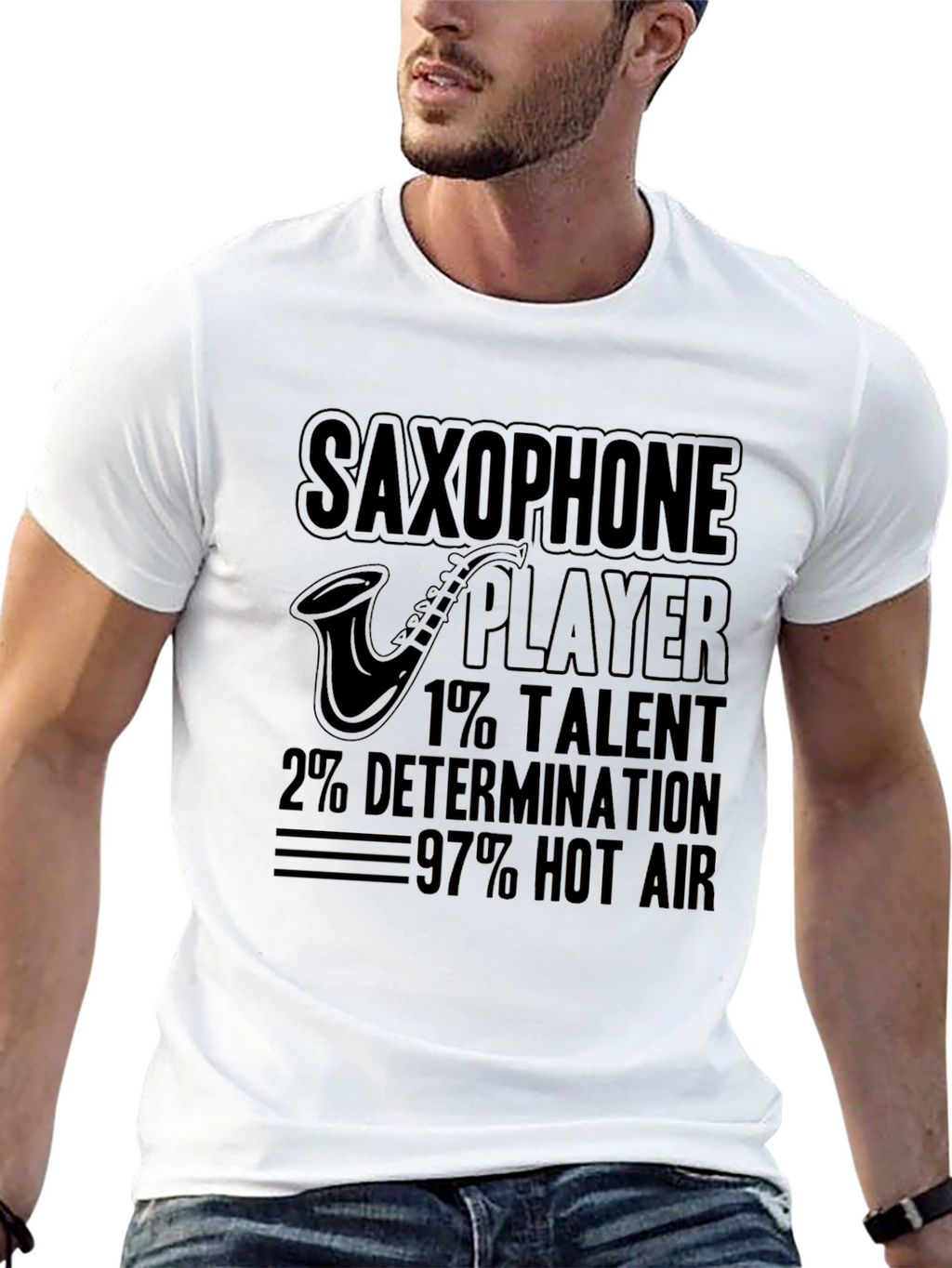 Saxophone Player Talent Graphic T-Shirt
