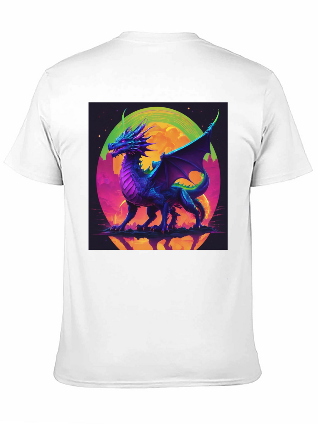 Dragon Graphic Tee - Fantasy Art T-Shirt