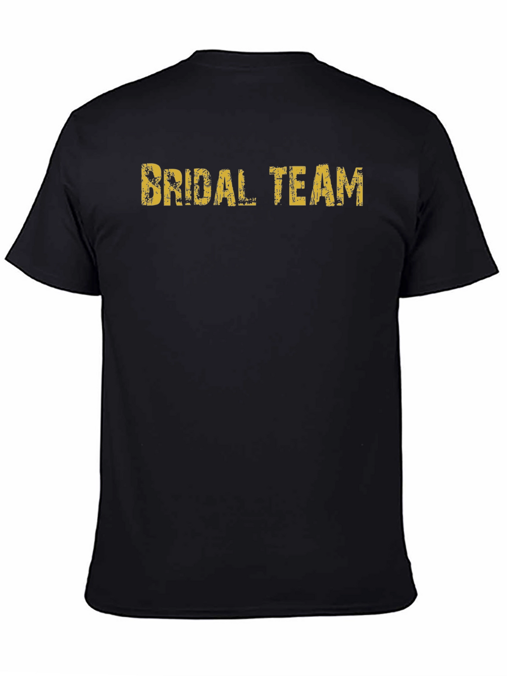 Bridal Team Graphic Tee - Black Crew Neck T-Shirt