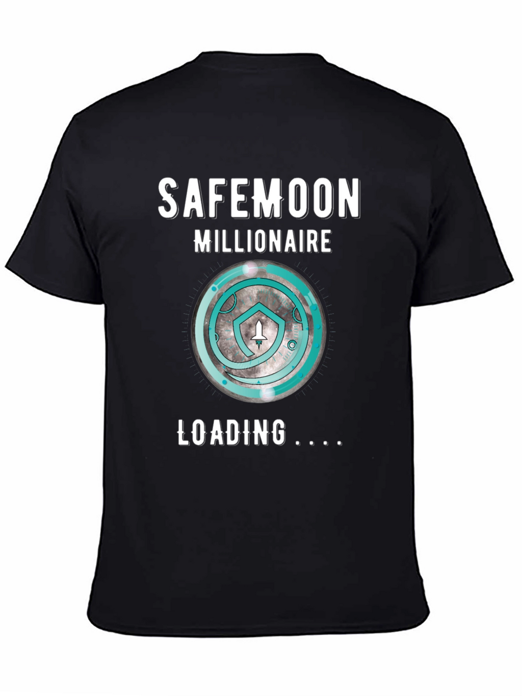 SafeMoon Millionaire Loading Black T-Shirt