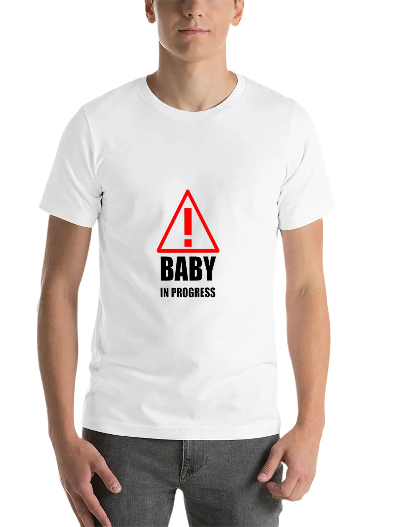Baby In Progress Breathable Graphic T-Shirt – Perfect For Casual Days