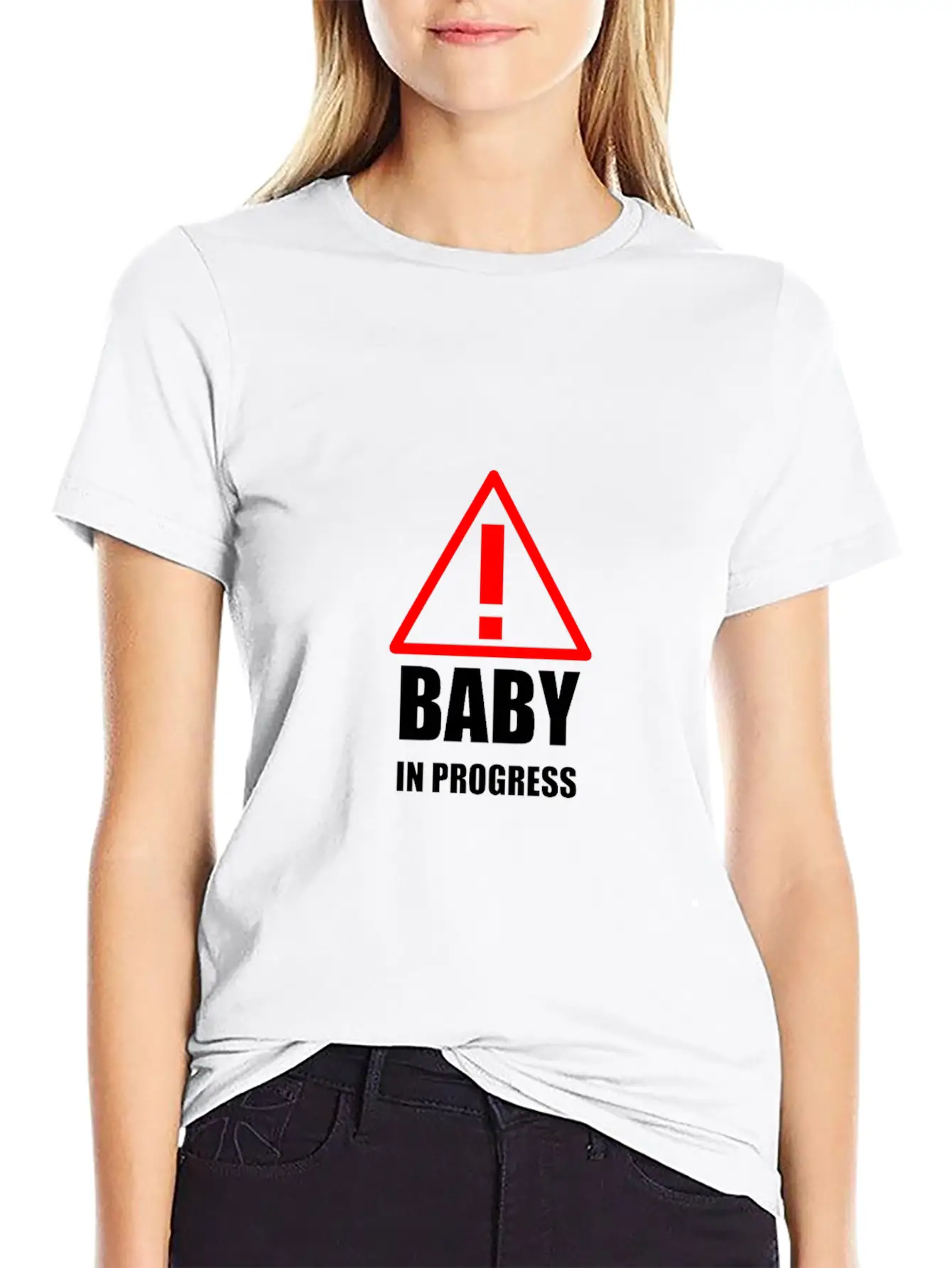 Baby In Progress Breathable Graphic T-Shirt – Perfect For Casual Days