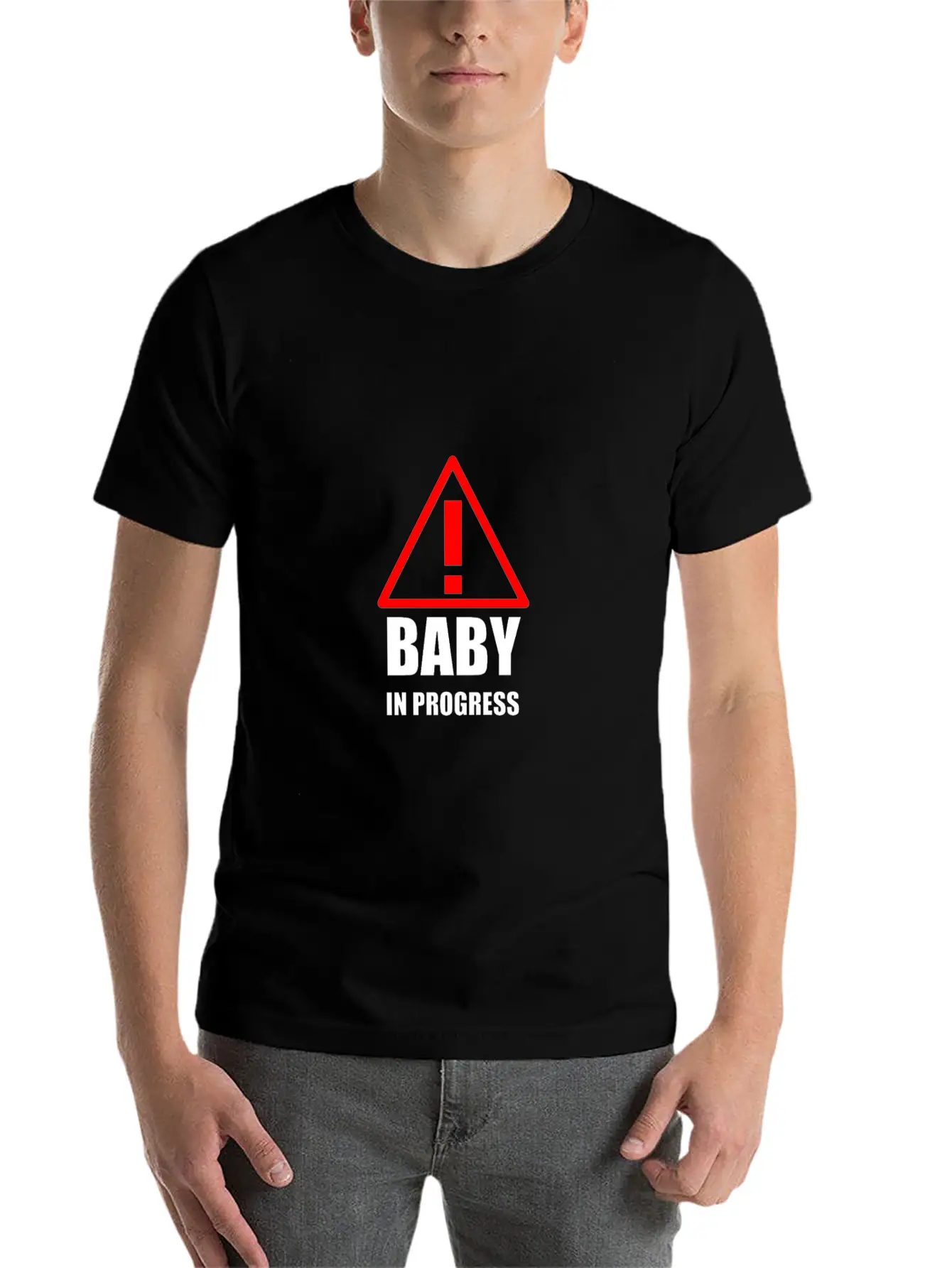 Baby In Progress Breathable Graphic T-Shirt – Perfect For Casual Days