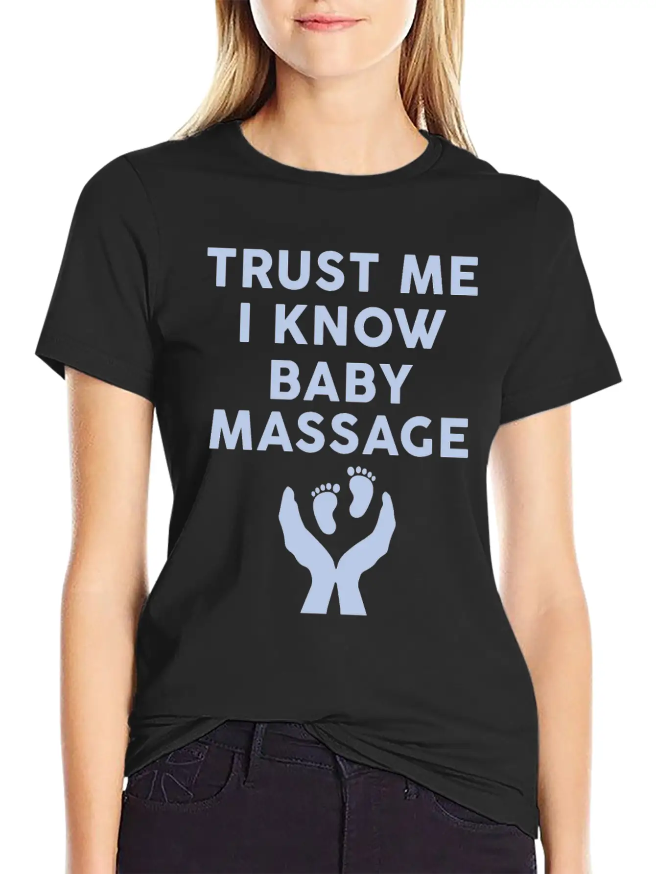 Baby Massage Therapist Basic Graphic T-Shirt – Daily Comfort In Soft Cotton