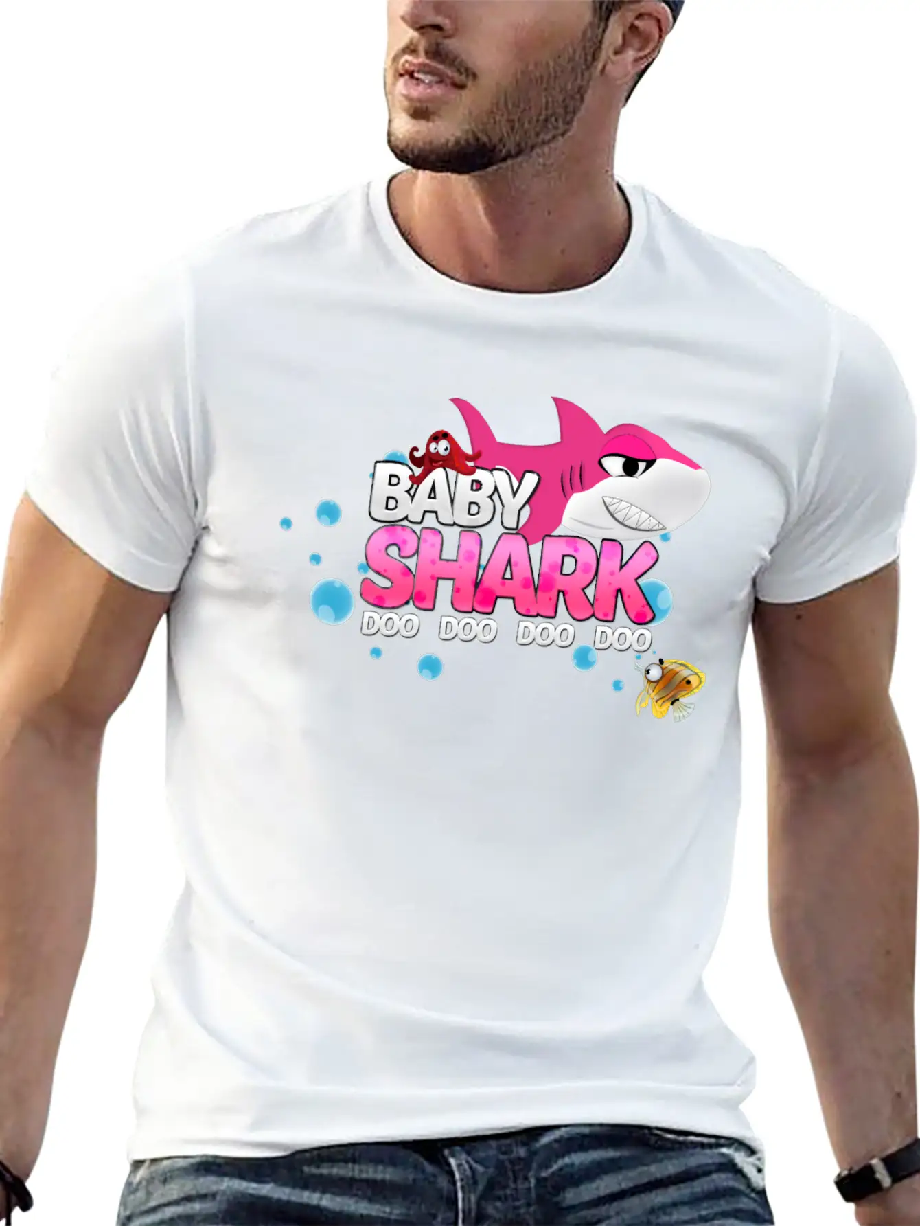 Baby Shark Classic Cotton Tee – Unisex Comfort For Any Season