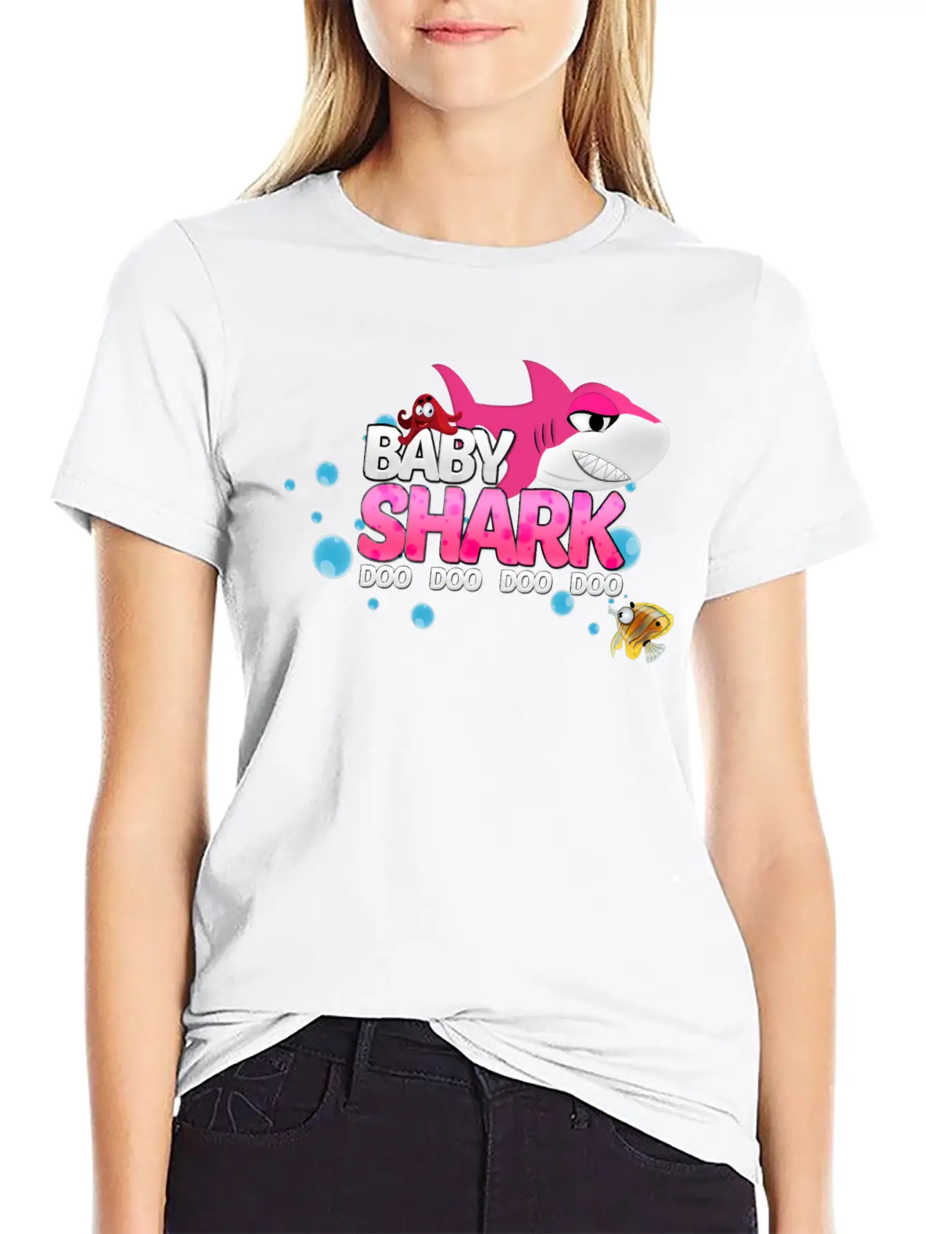 Baby Shark Classic Cotton Tee – Unisex Comfort For Any Season