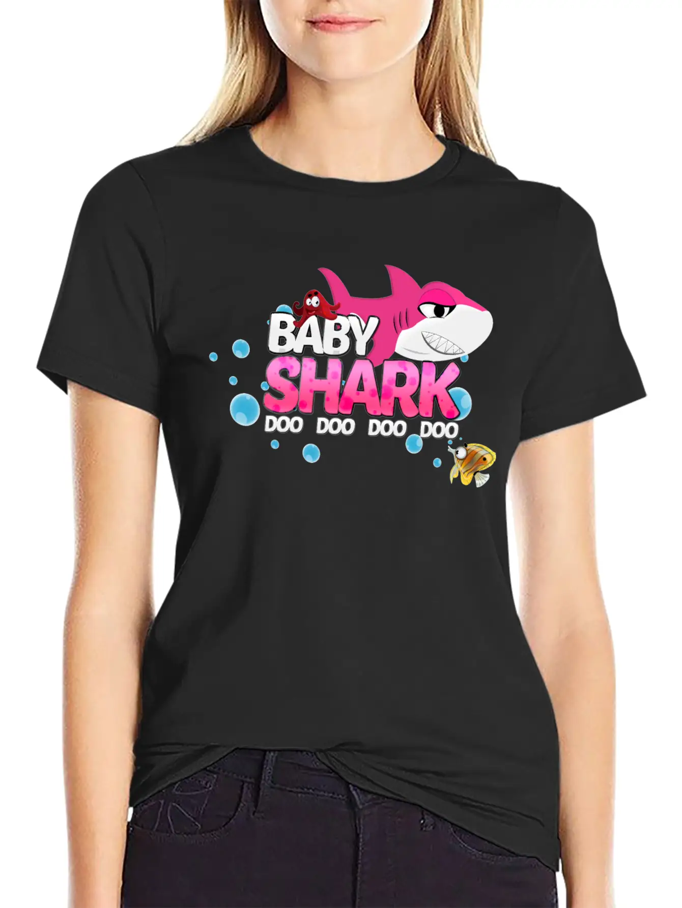 Baby Shark Classic Cotton Tee – Unisex Comfort For Any Season
