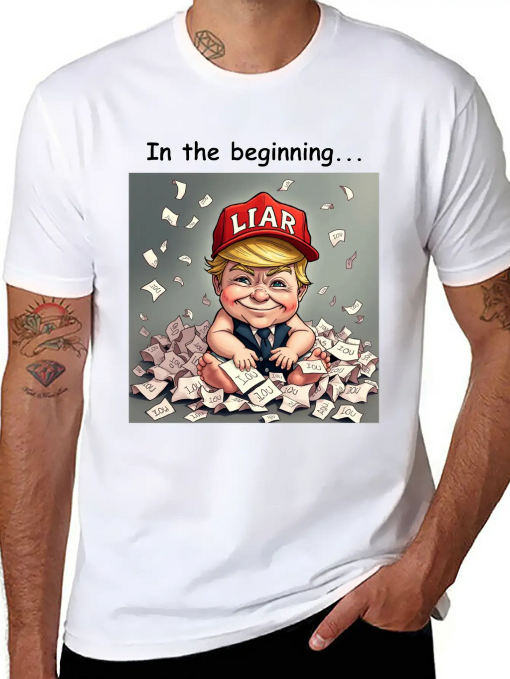 Baby Trump - The Beginning Timeless Short Sleeve Tee – Comfy And Minimalist Design