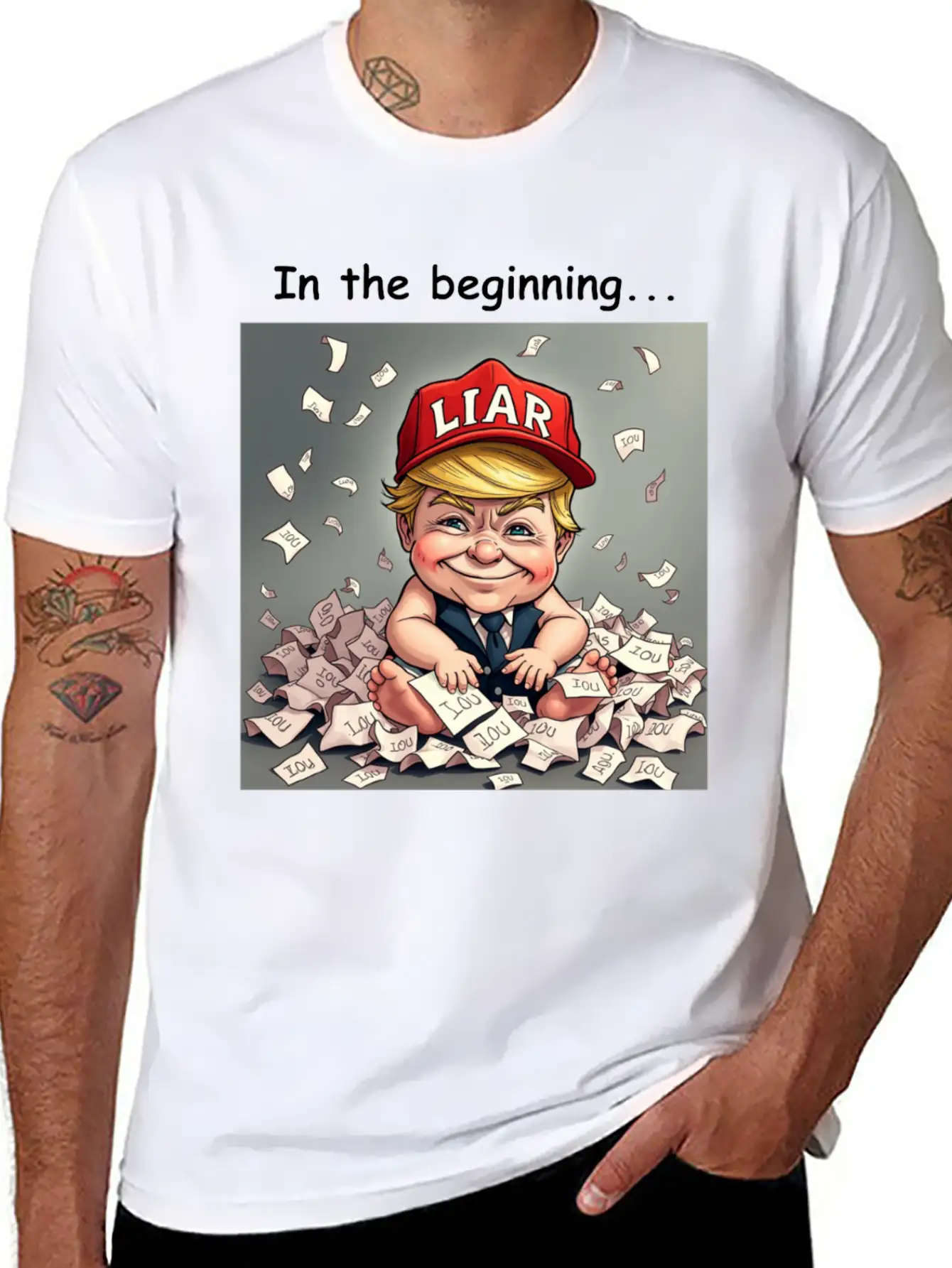 Baby Trump - The Beginning Timeless Short Sleeve Tee – Comfy And Minimalist Design