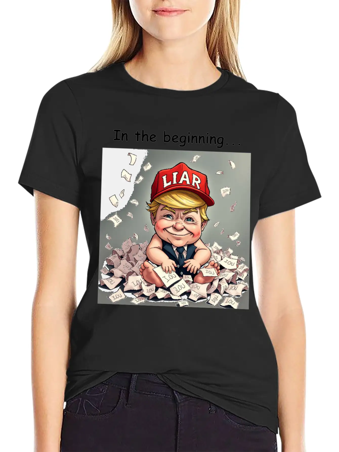Baby Trump - The Beginning Timeless Short Sleeve Tee – Comfy And Minimalist Design