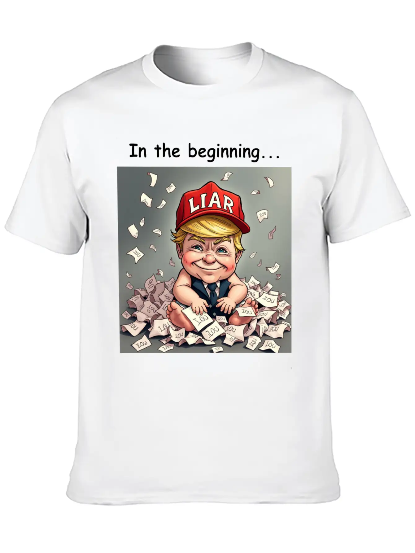 Baby Trump - The Beginning Timeless Short Sleeve Tee – Comfy And Minimalist Design