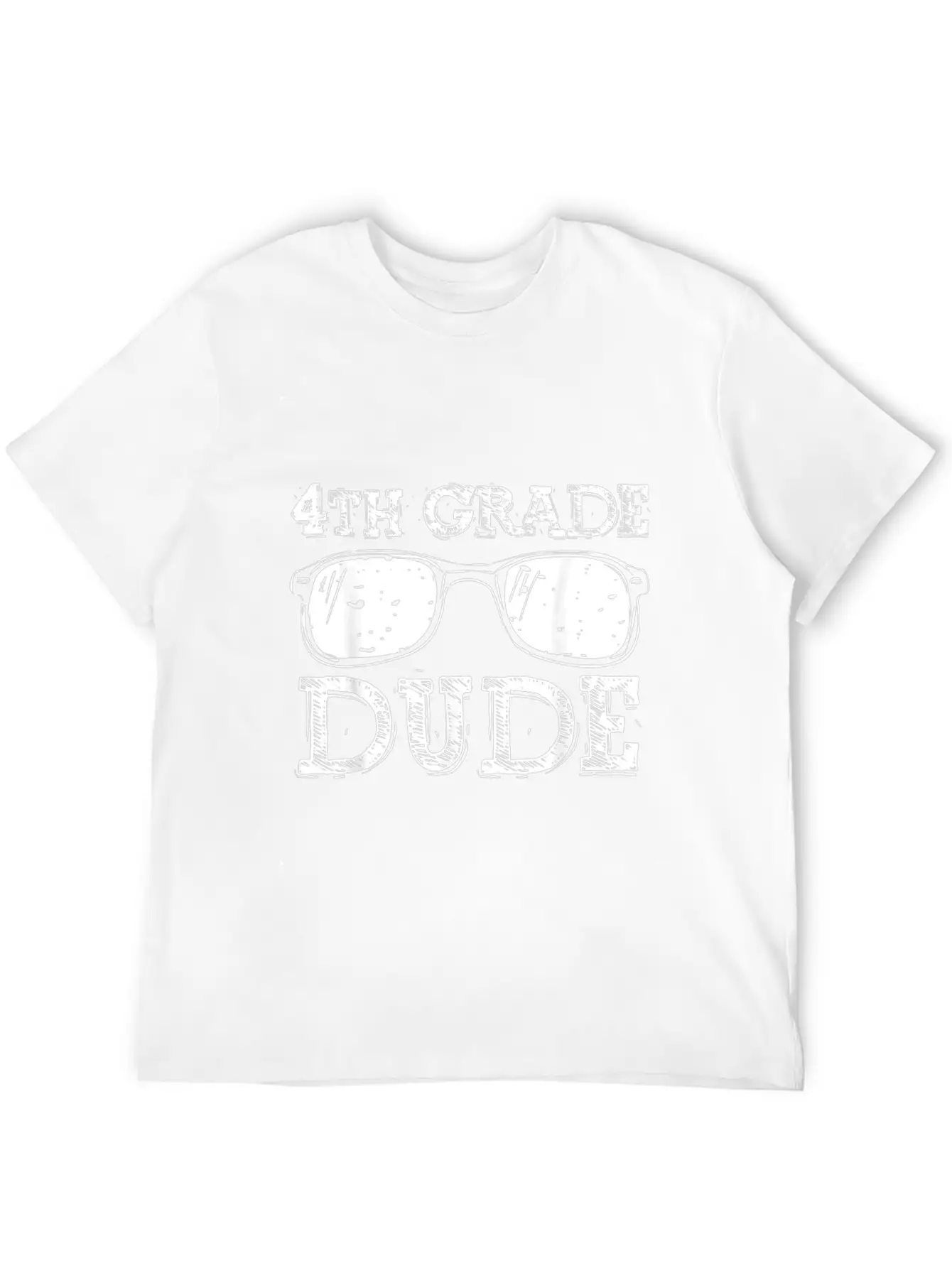Back To School 4th Grade Dude Relaxed Everyday Tee – Lightweight And Durable Cotton