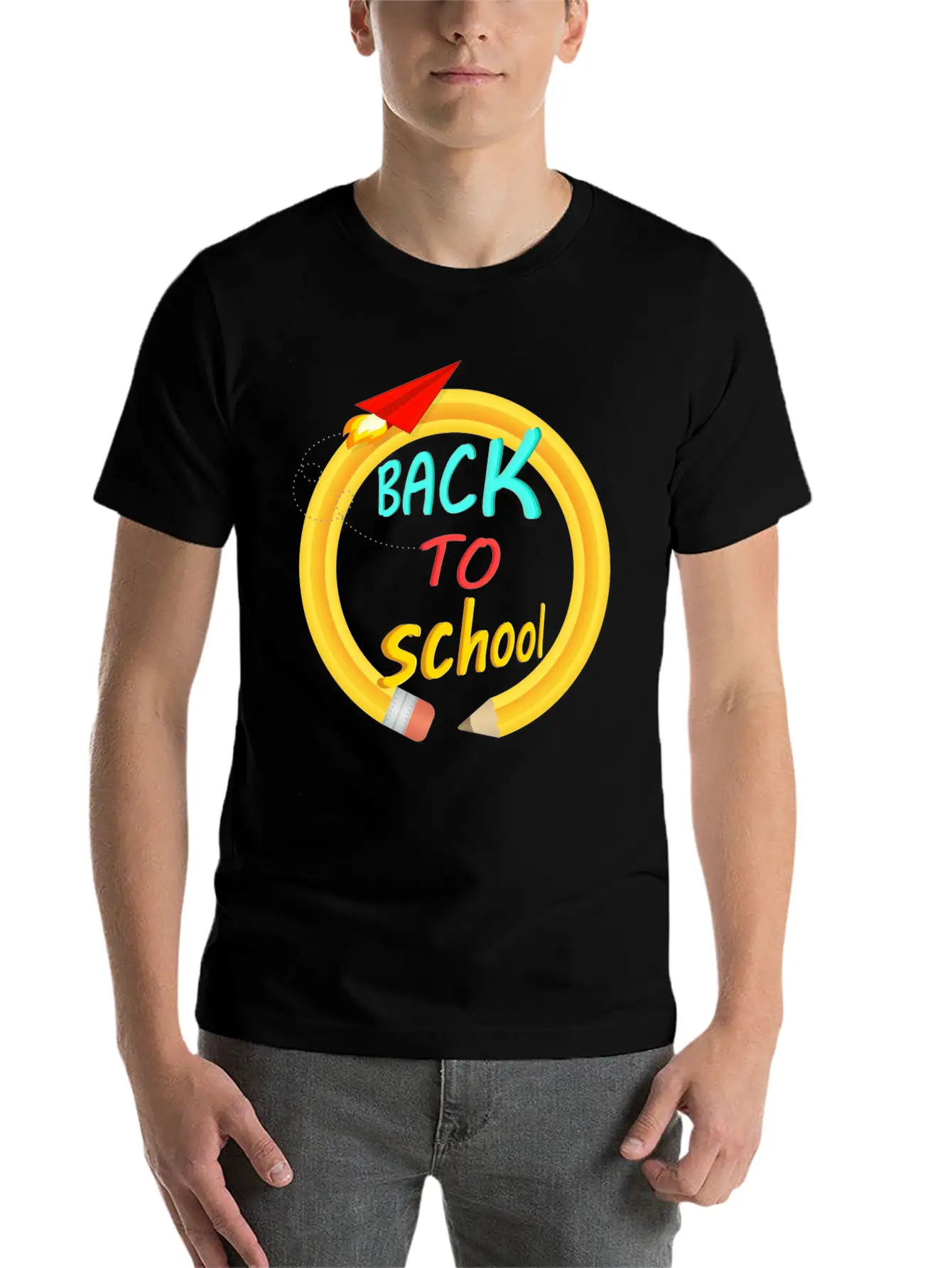 Back To School Unisex Casual T-Shirt – Clean Design For Daily Comfort