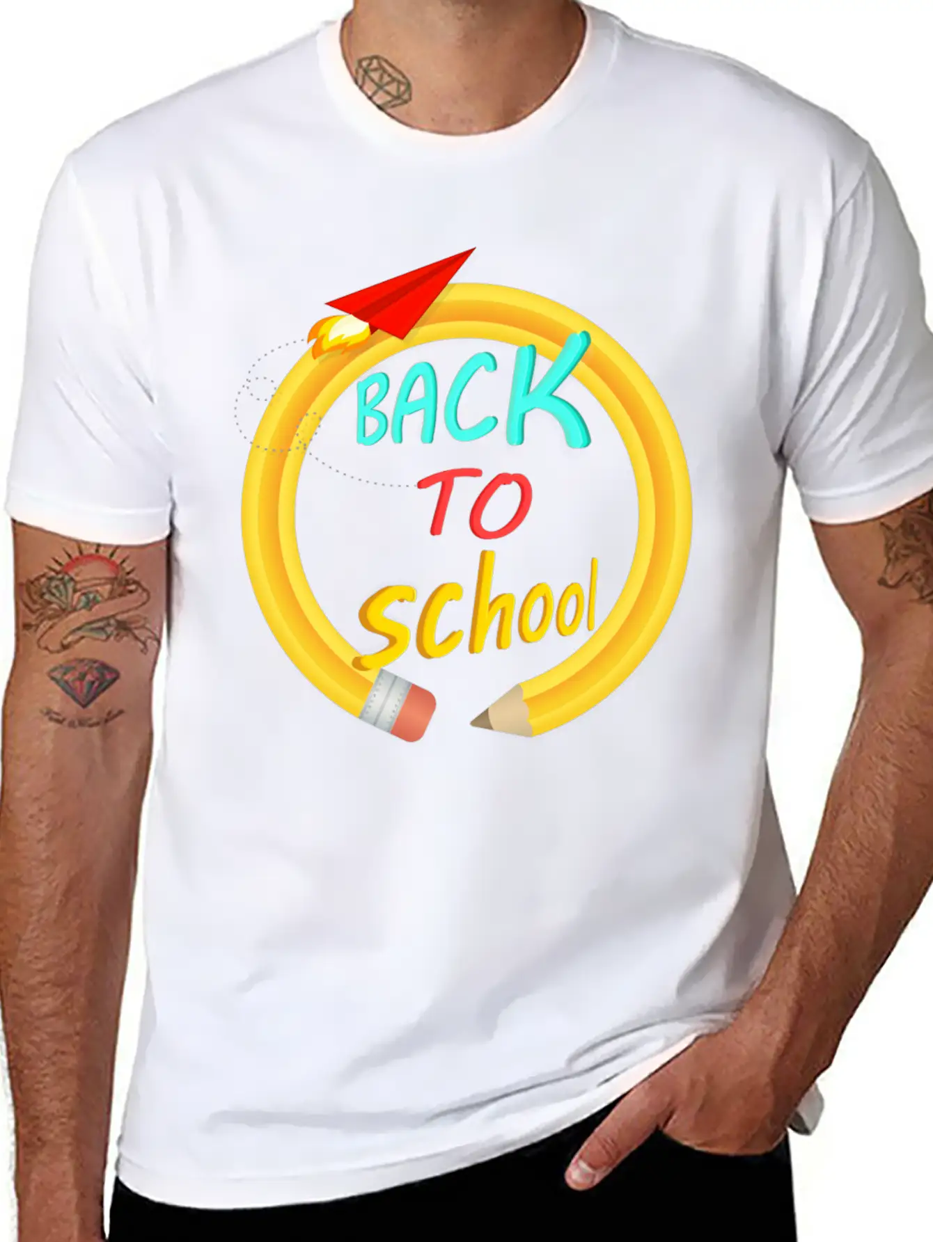 Back To School Unisex Casual T-Shirt – Clean Design For Daily Comfort