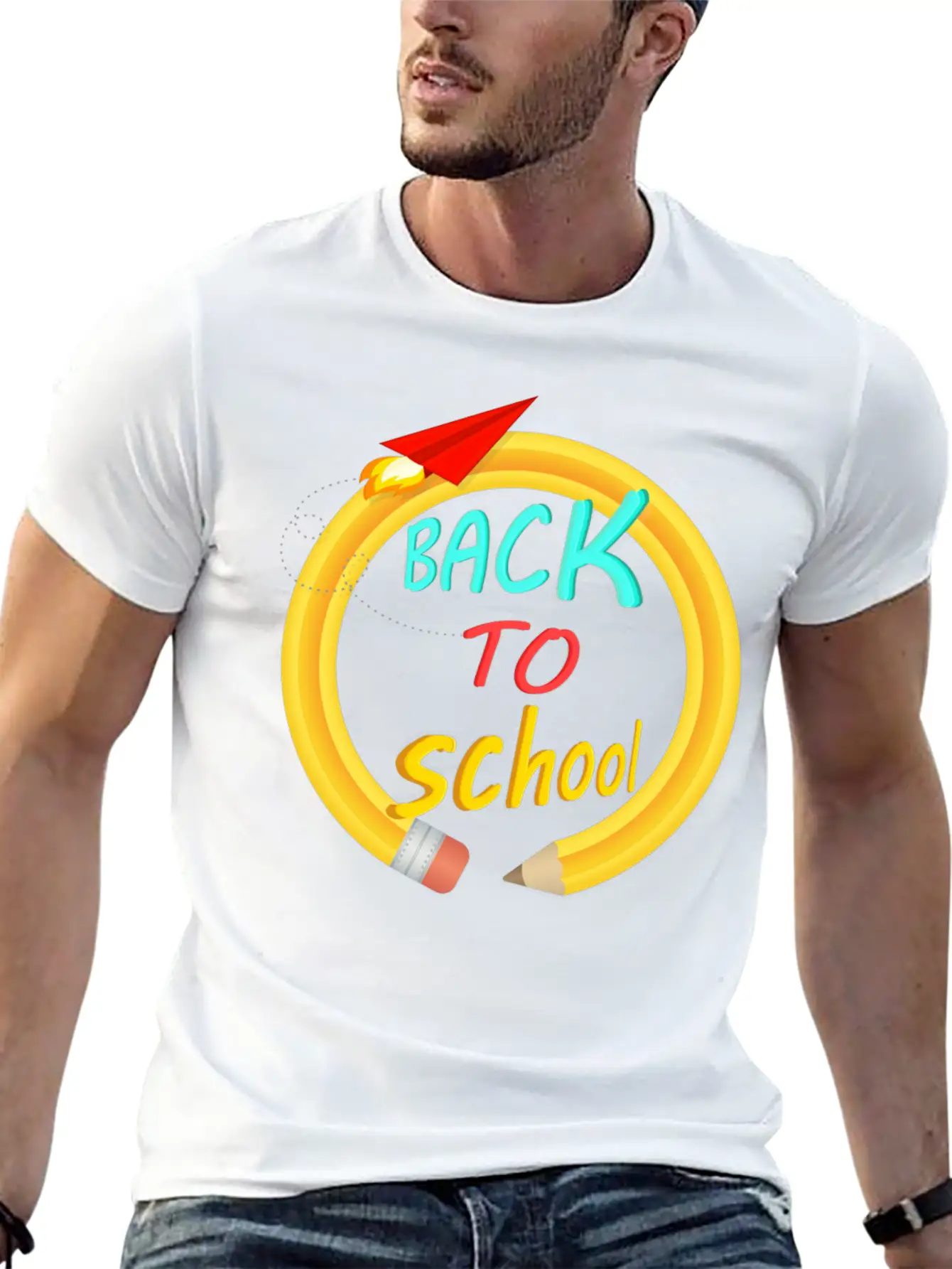 Back To School Unisex Casual T-Shirt – Clean Design For Daily Comfort