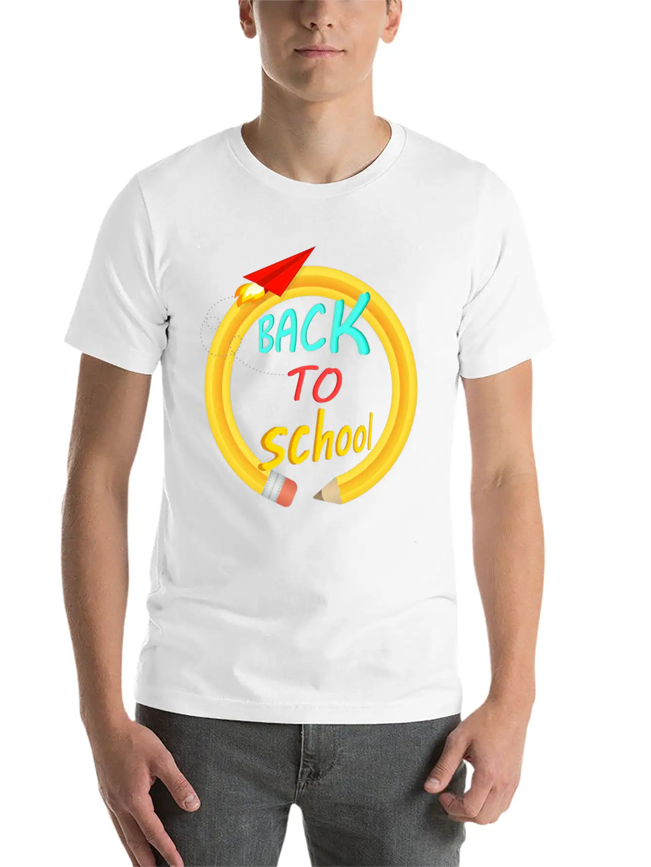 Back To School Unisex Casual T-Shirt – Clean Design For Daily Comfort