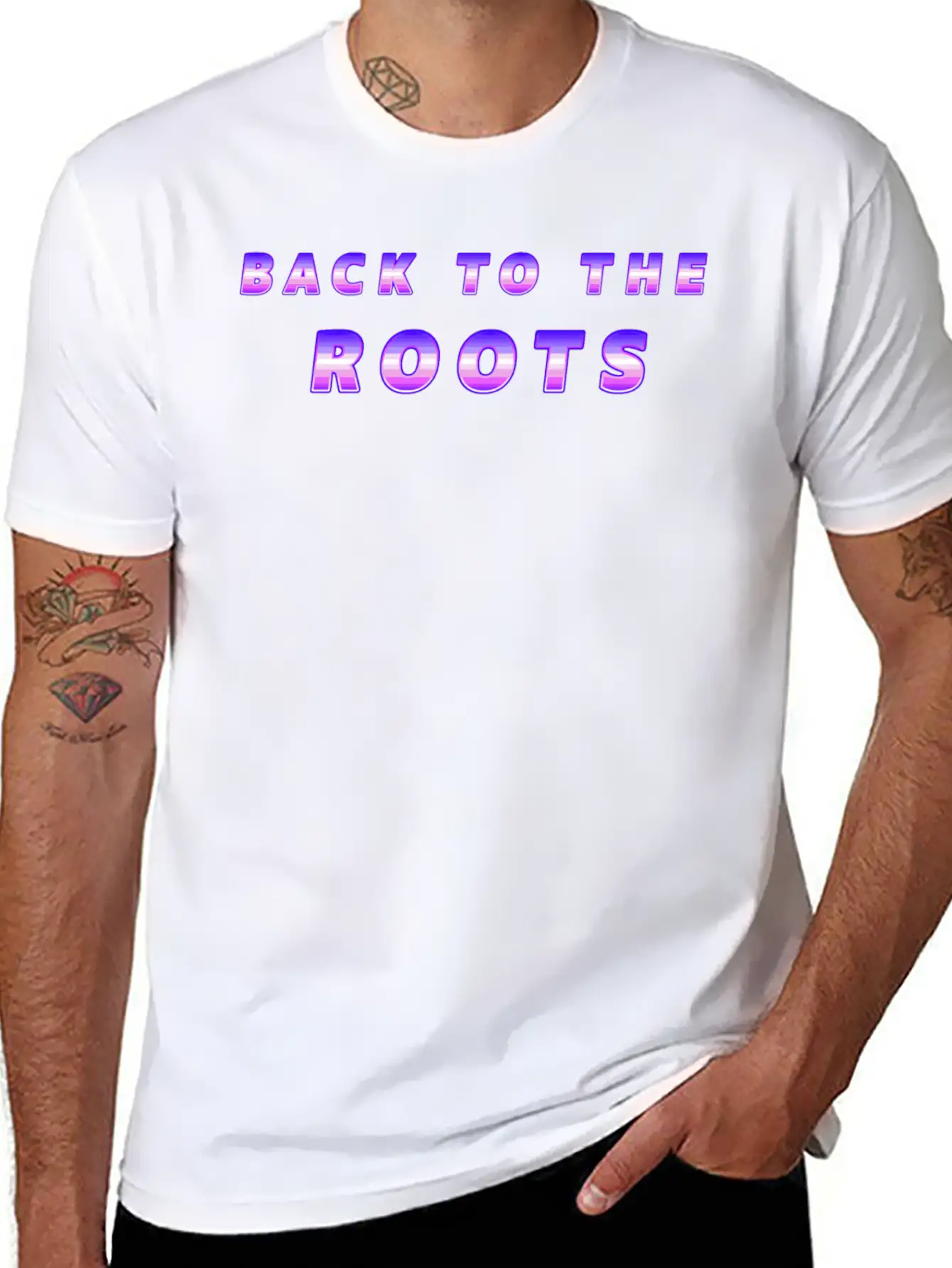 Back To The Roots Relaxed Everyday Tee – Lightweight And Durable Cotton