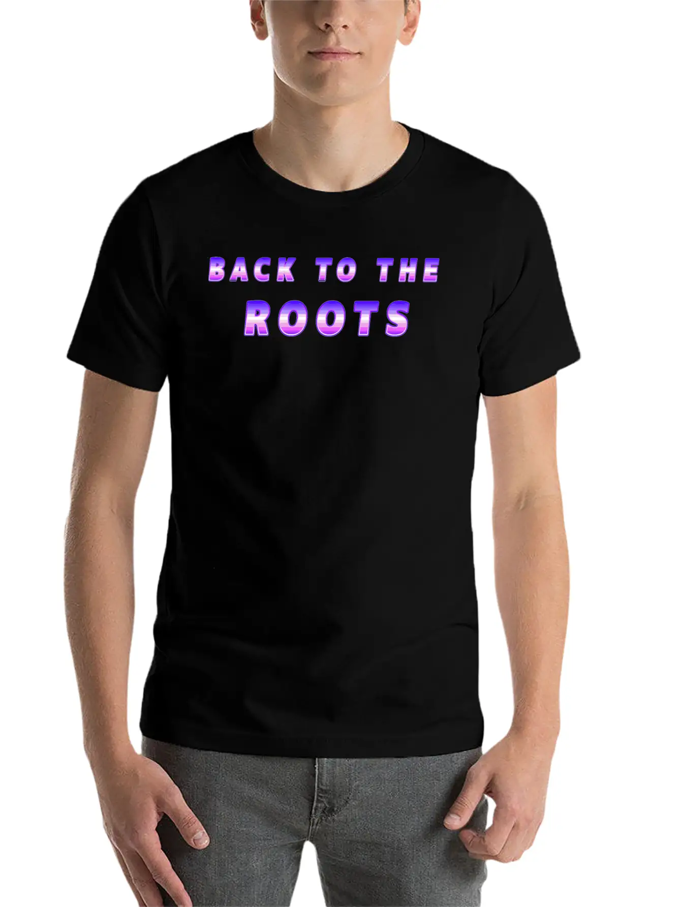 Back To The Roots Relaxed Everyday Tee – Lightweight And Durable Cotton