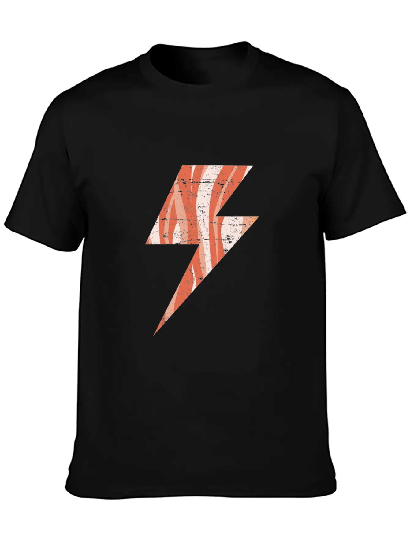 Bacon Lightning Bolt Keto Diet Shocking Timeless Short Sleeve Tee – Comfy And Minimalist Design