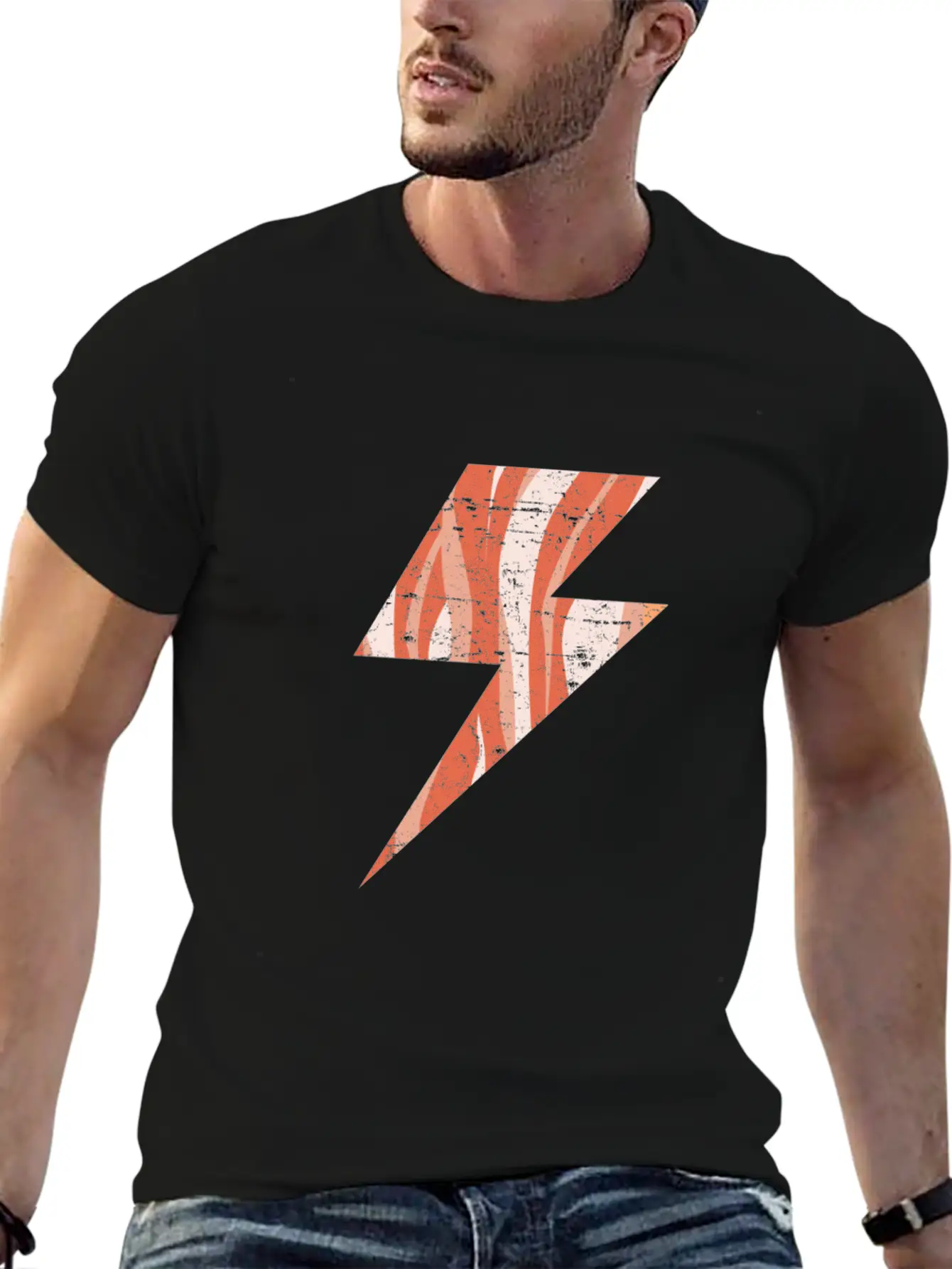 Bacon Lightning Bolt Keto Diet Shocking Timeless Short Sleeve Tee – Comfy And Minimalist Design