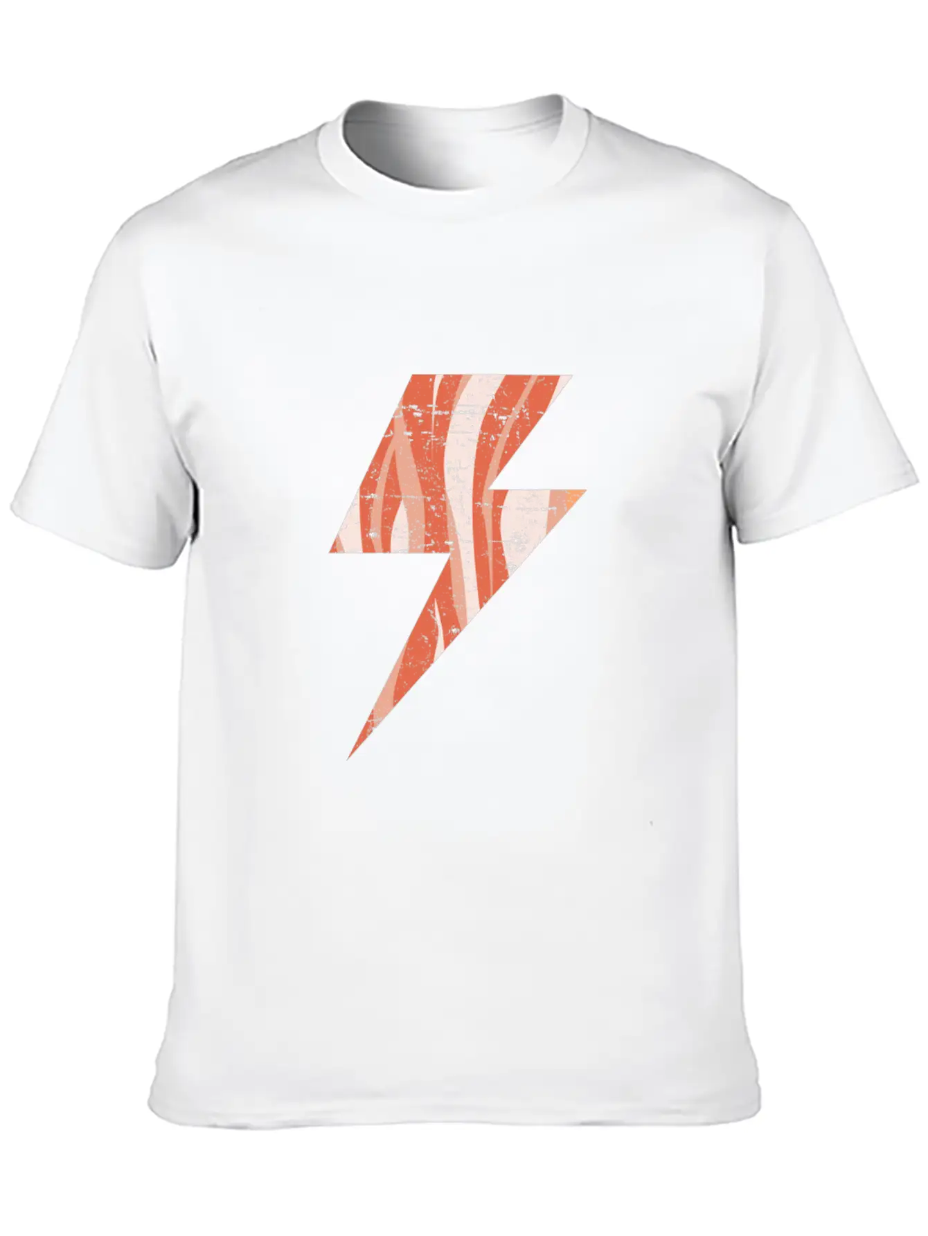 Bacon Lightning Bolt Keto Diet Shocking Timeless Short Sleeve Tee – Comfy And Minimalist Design