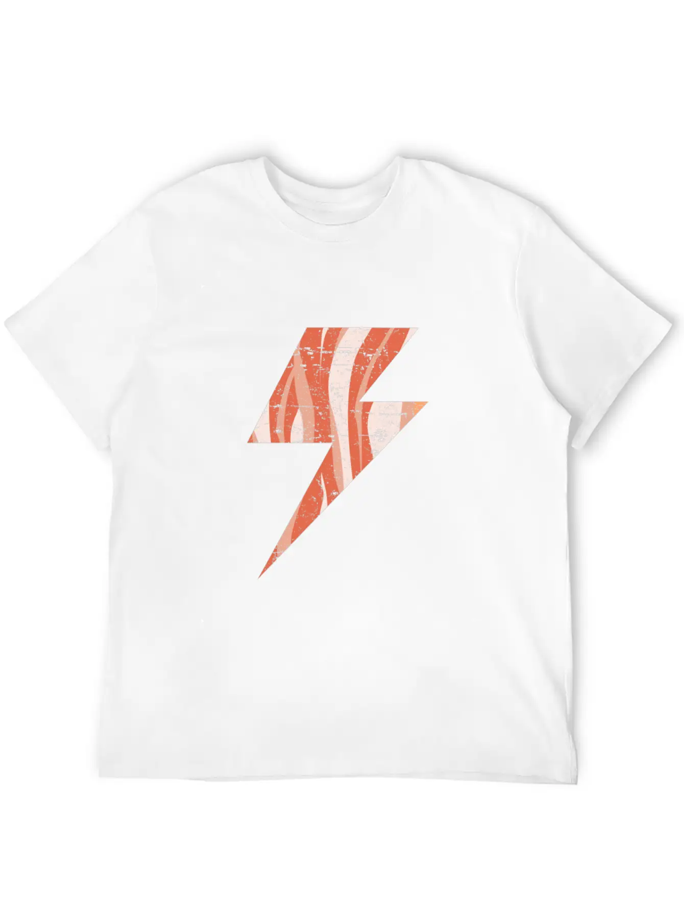 Bacon Lightning Bolt Keto Diet Shocking Timeless Short Sleeve Tee – Comfy And Minimalist Design