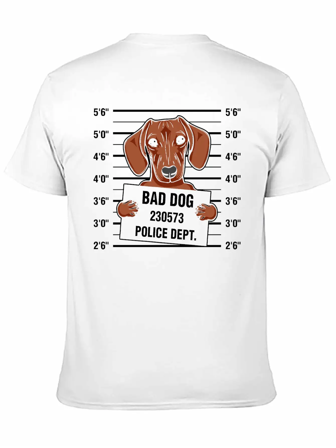 Bad Dog Dachshund Tshirt Basic Graphic T-Shirt – Daily Comfort In Soft Cotton