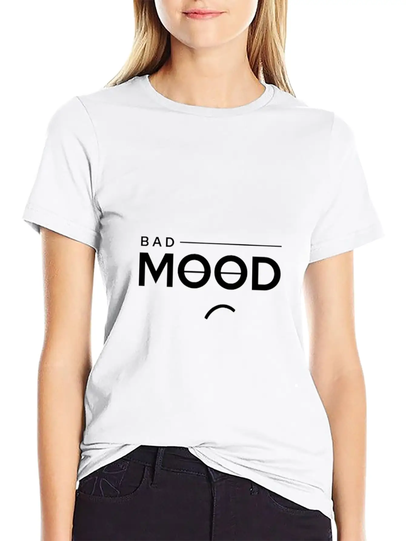 Bad Mood Essential Cotton Tee For Daily Outfits – Unisex Style