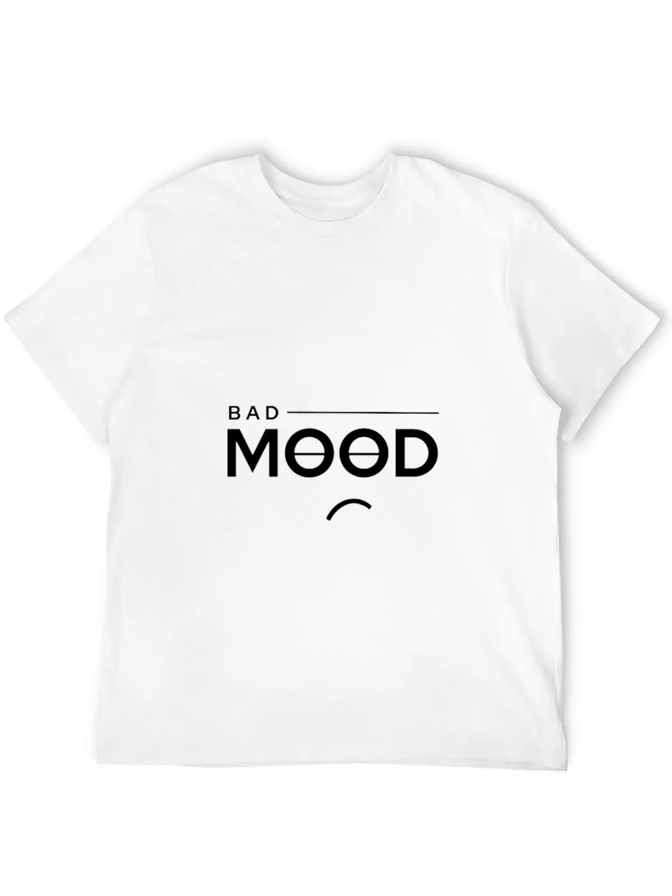 Bad Mood Essential Cotton Tee For Daily Outfits – Unisex Style