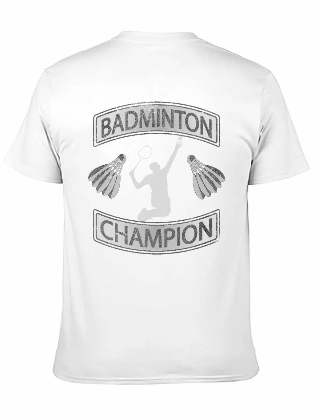 Badminton Champion Smash Unisex Casual T-Shirt – Clean Design For Daily Comfort