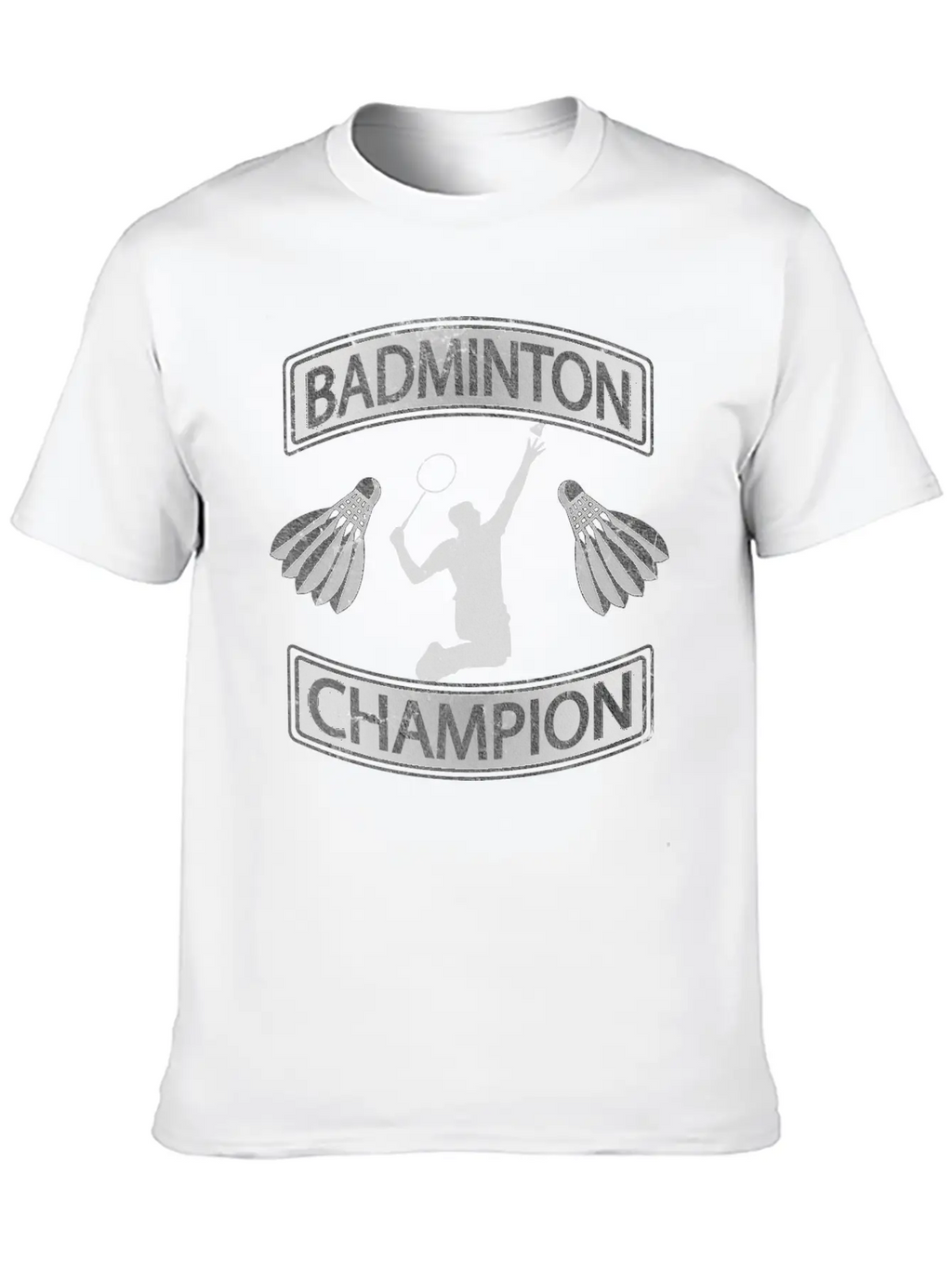 Badminton Champion Smash Unisex Casual T-Shirt – Clean Design For Daily Comfort