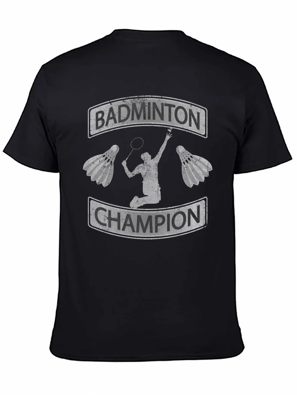 Badminton Champion Smash Unisex Casual T-Shirt – Clean Design For Daily Comfort