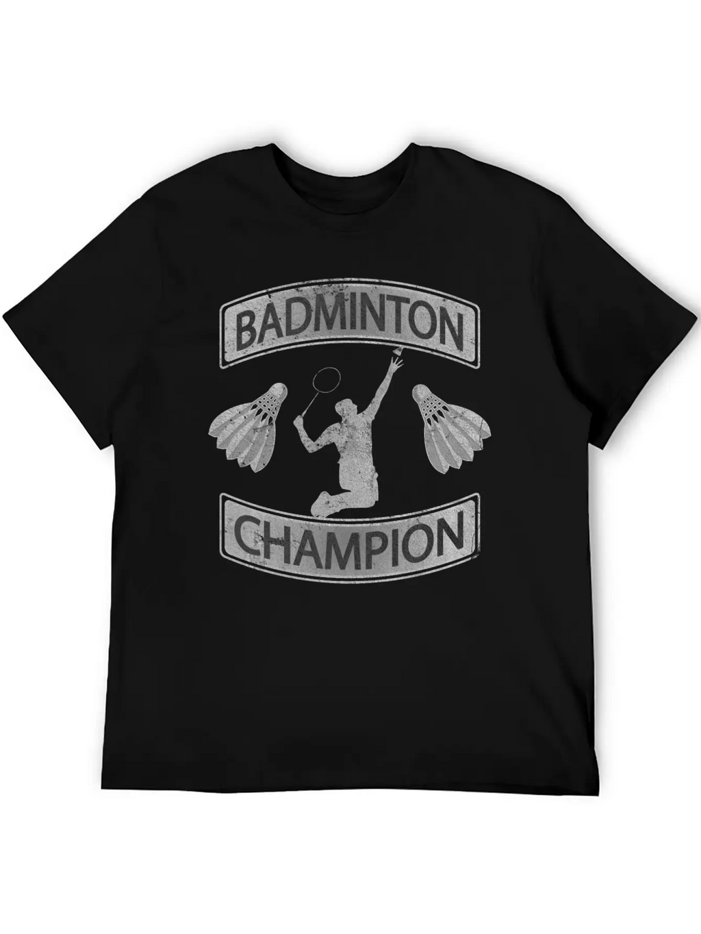 Badminton Champion Smash Unisex Casual T-Shirt – Clean Design For Daily Comfort